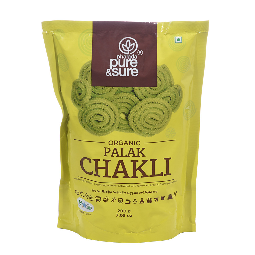 Pure & Sure ORGANIC PALAK CHAKLI
