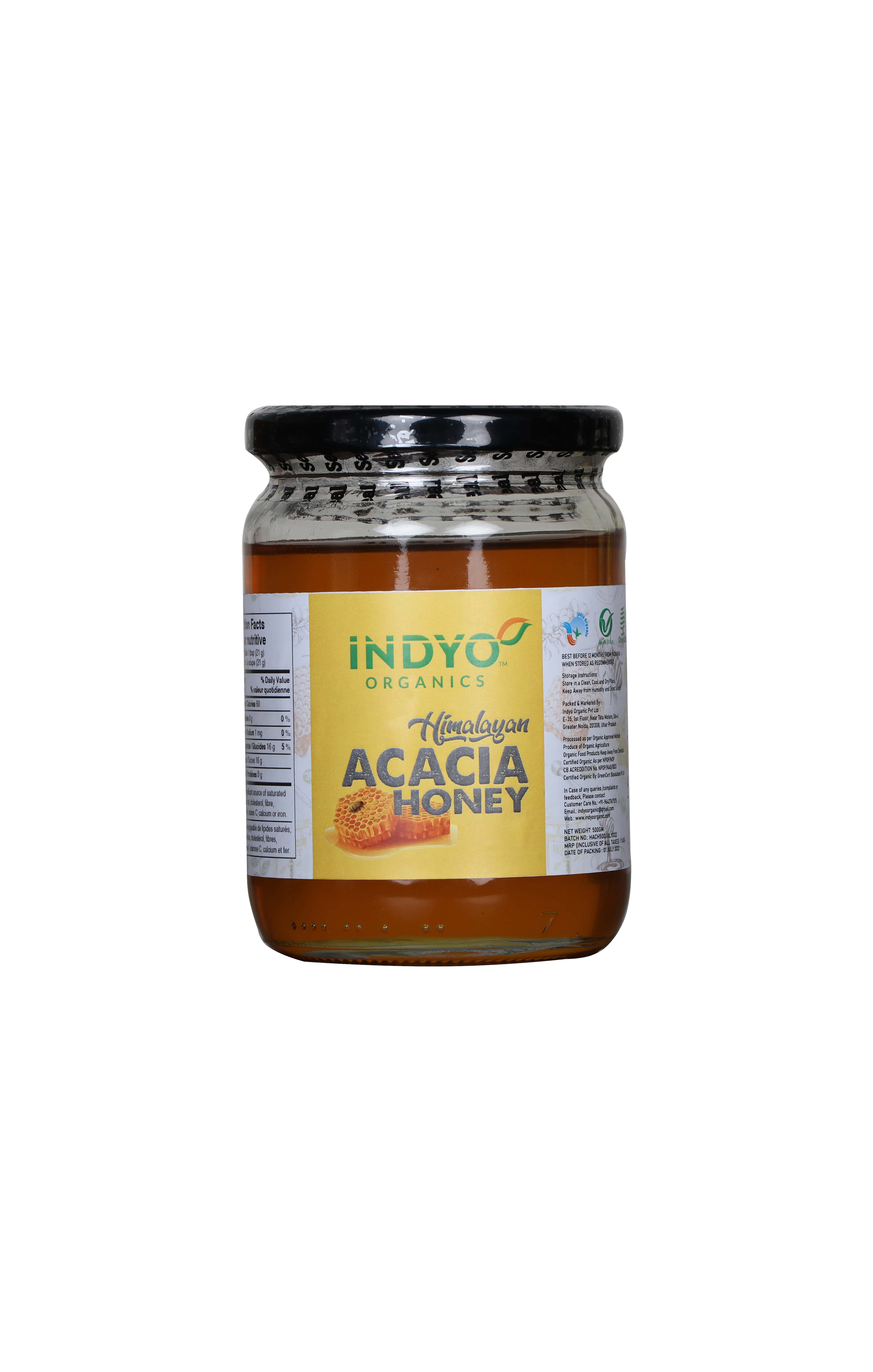 INDYO ACACIA HONEY 500GM
