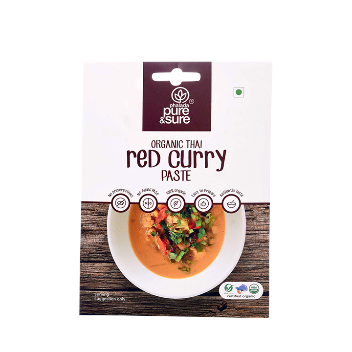 Pure & Sure ORGANIC RED CURRY PASTE