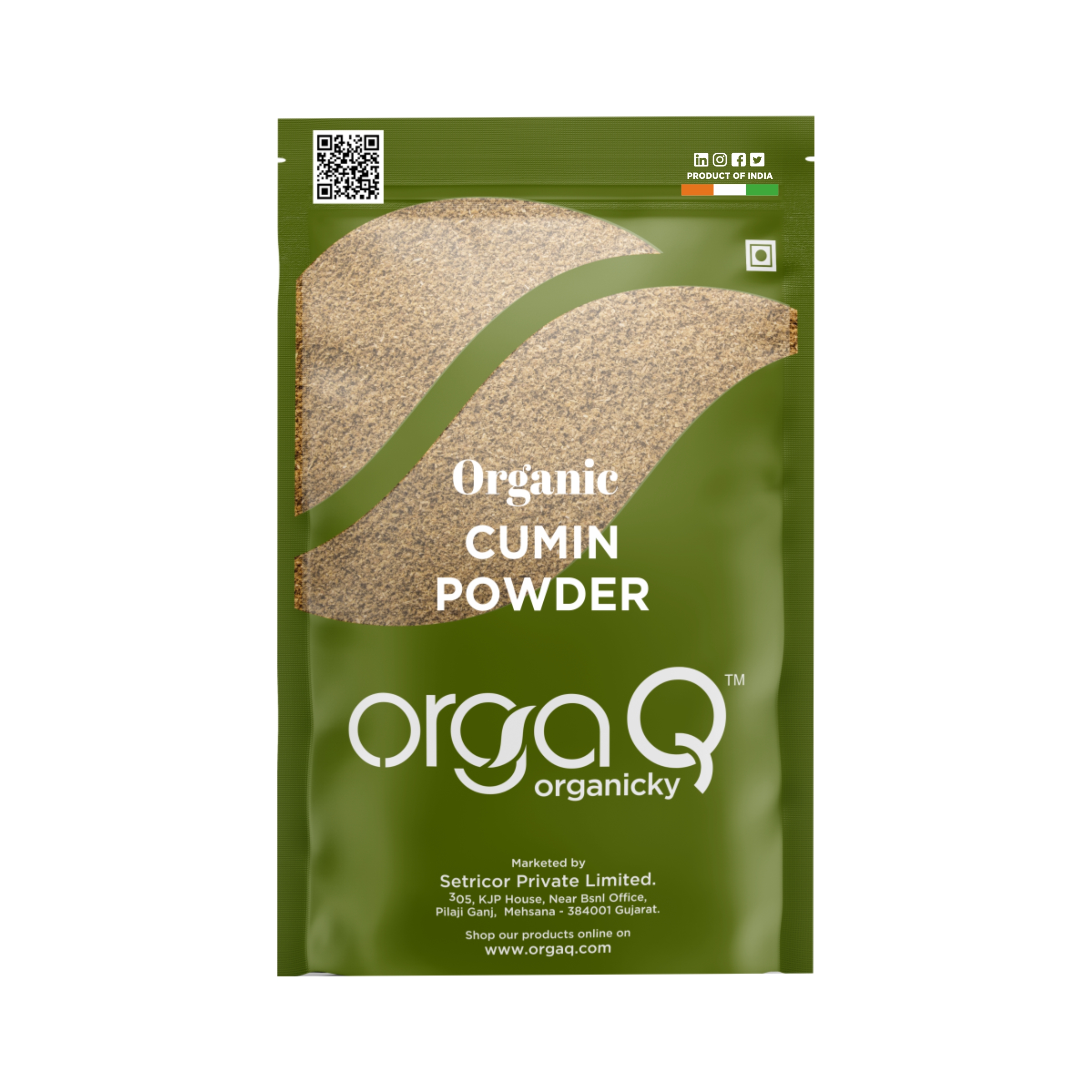 Orgaq Organic Cumin Roasted Powder
