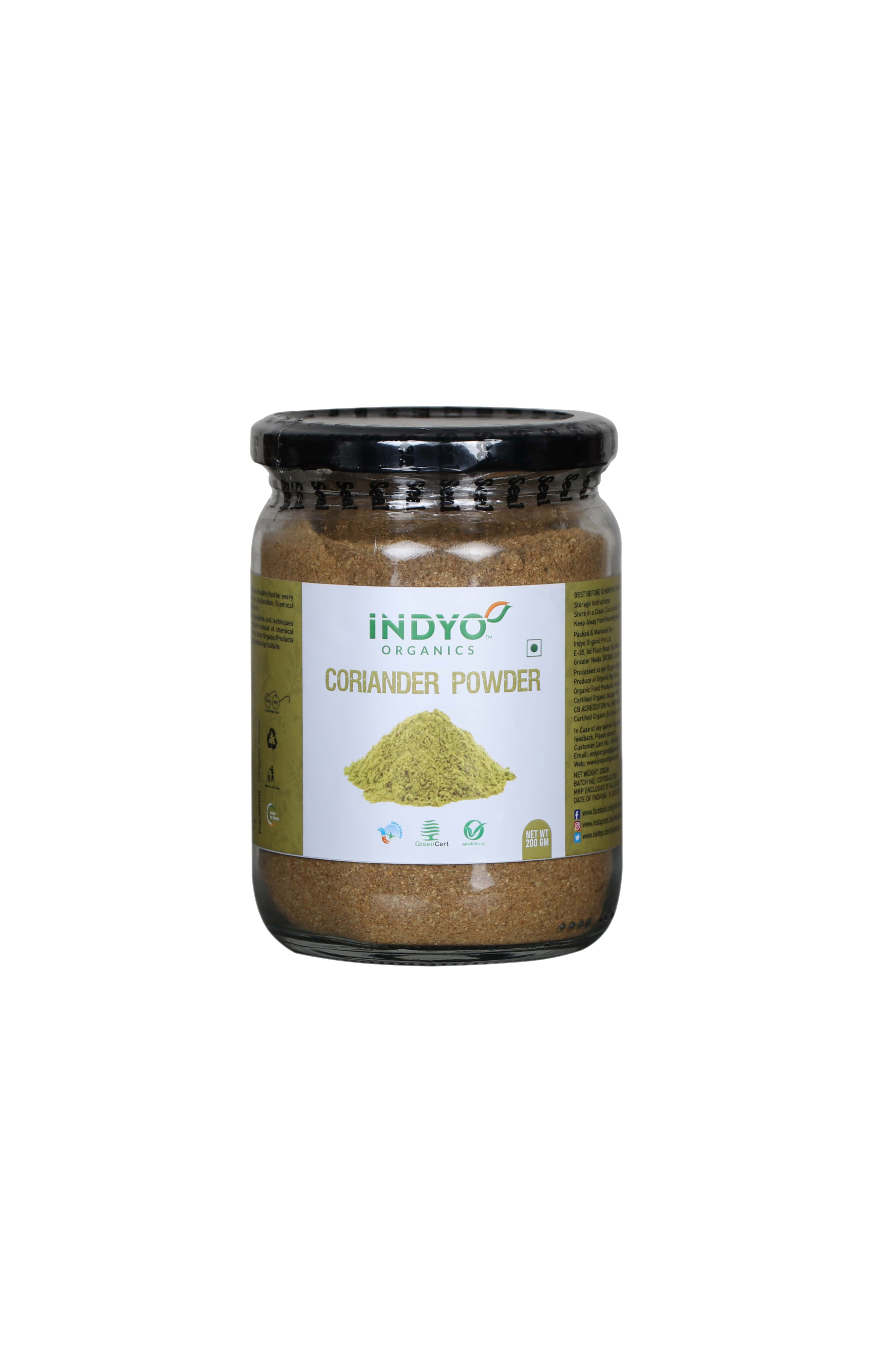 INDYO CORIANDER POWDER 200GM