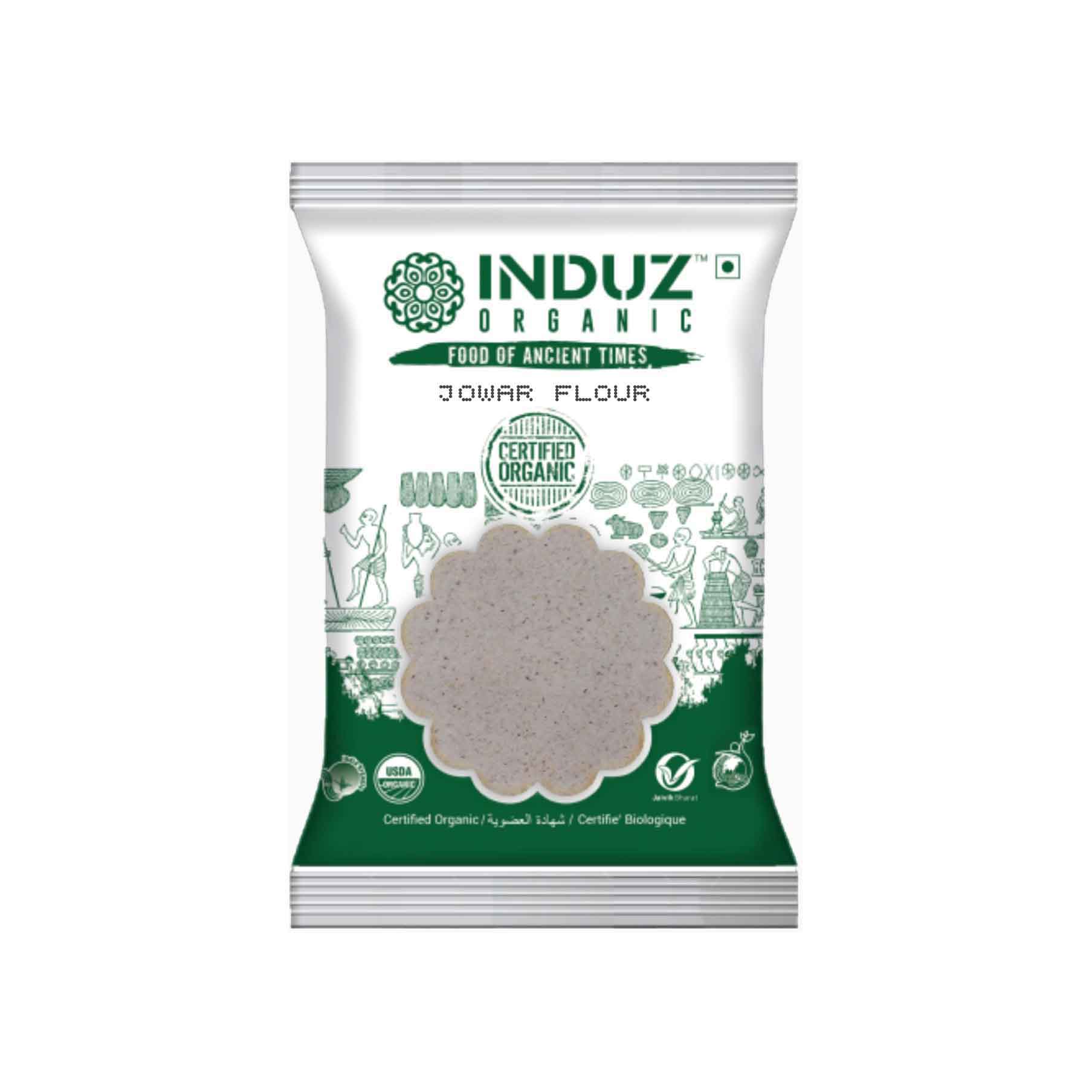 Induz Organic Jowar Flour (VACCUM PACK)