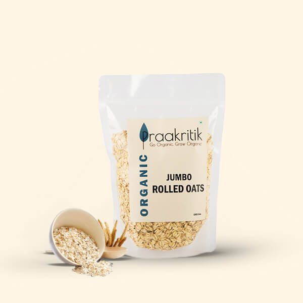 Praakritik Organic Jumbo Rolled Oats