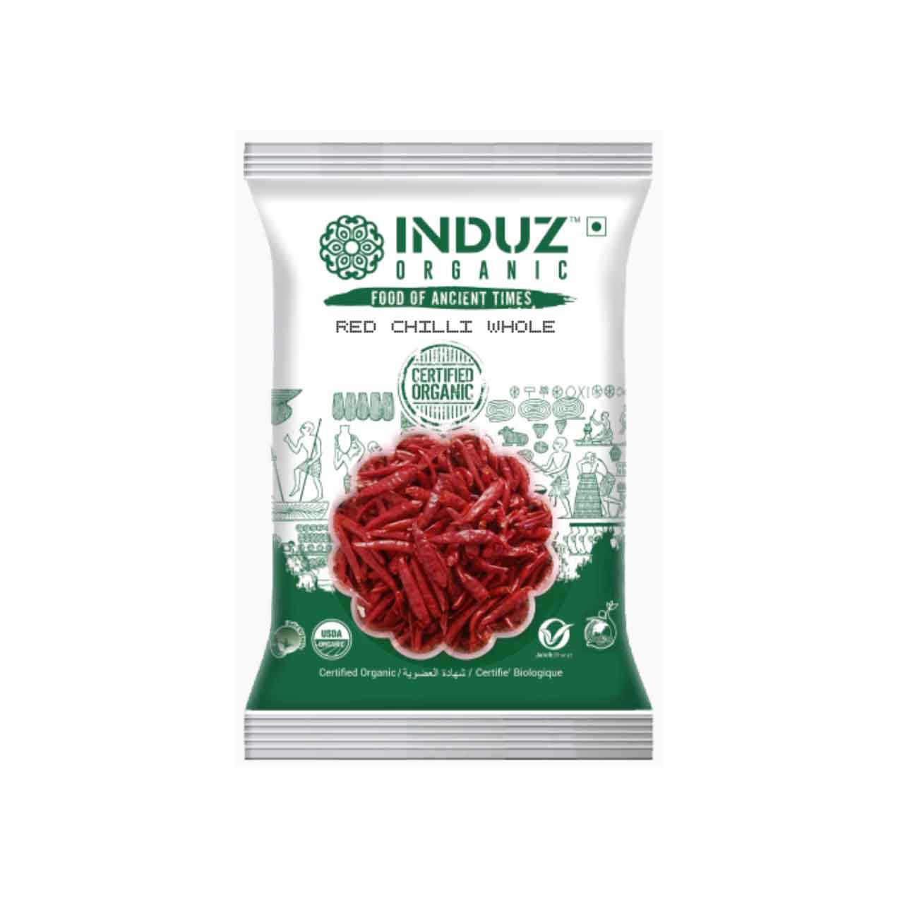 Induz Organic Red Chilli Whole