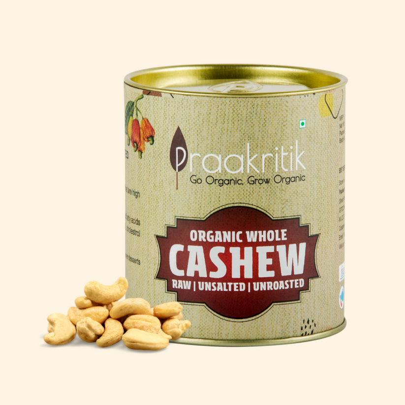 Praakritik Organic Whole Cashew W240