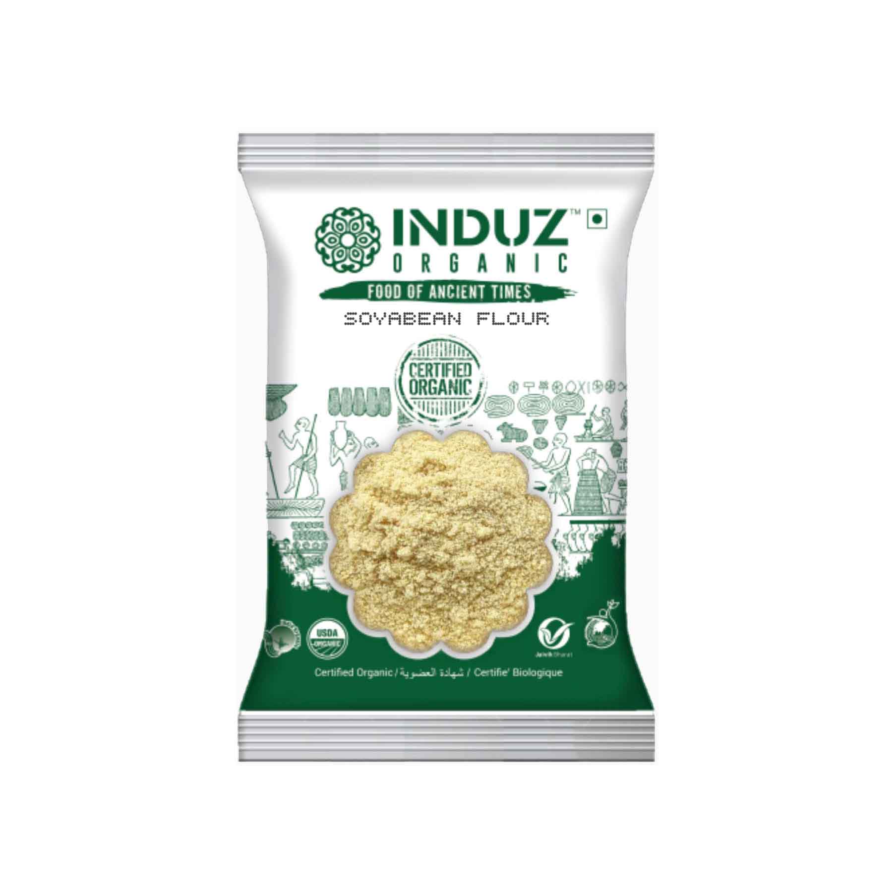 Induz Organic Soybean Flour (VACCUM PACK)