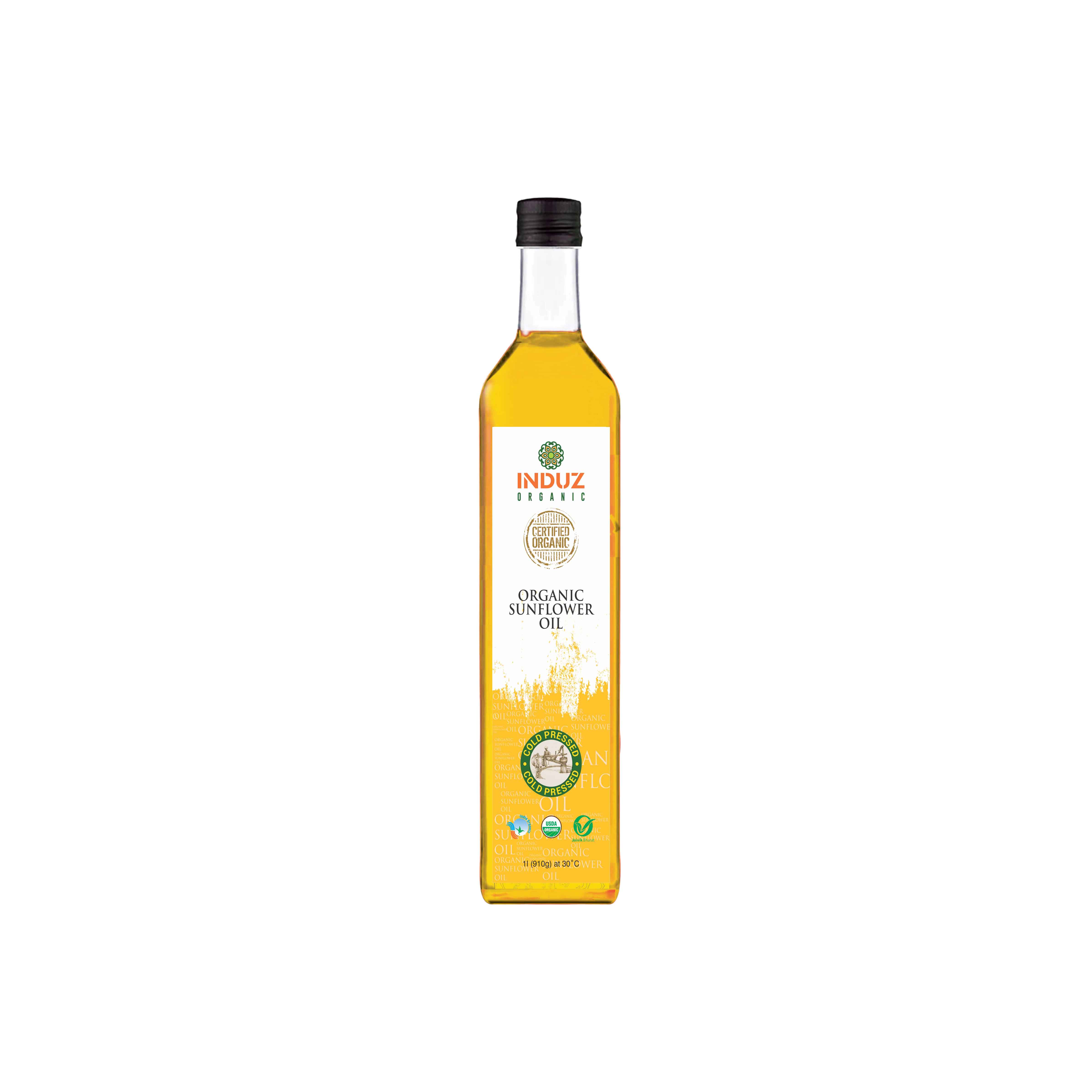 Induz Organic Cold Pressed Sunflower Oil