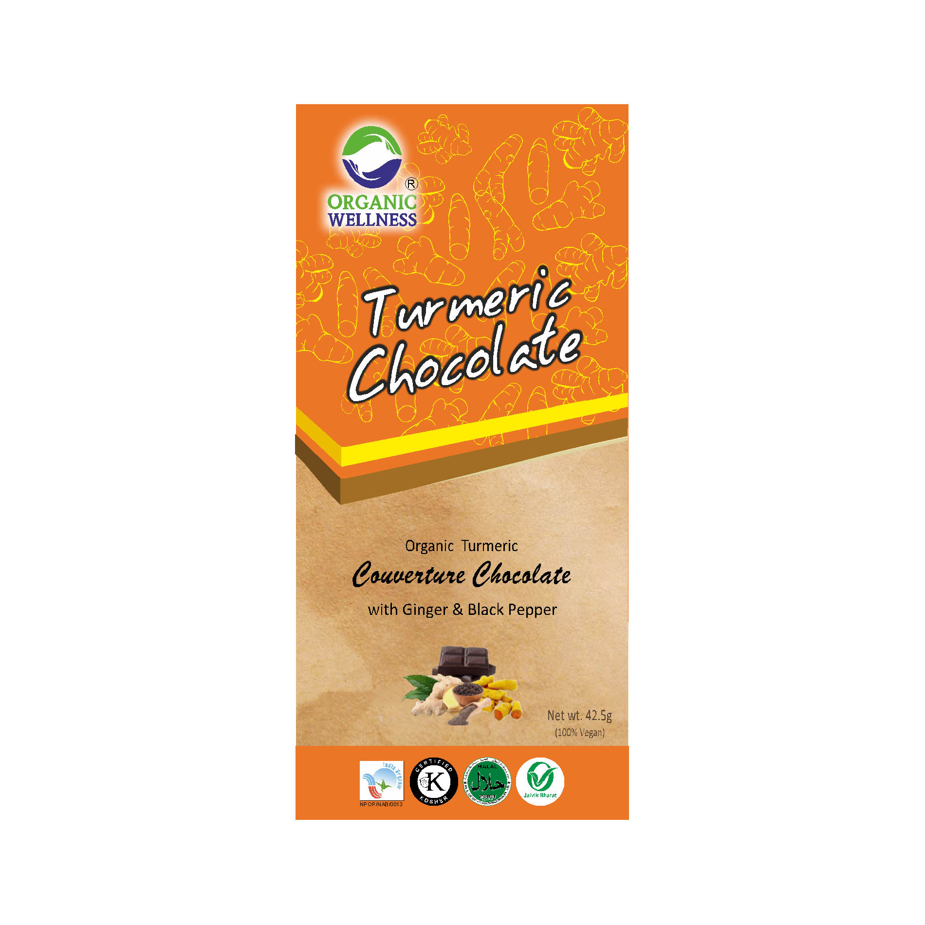 OW Turmeric  Chocolate 42.5gm