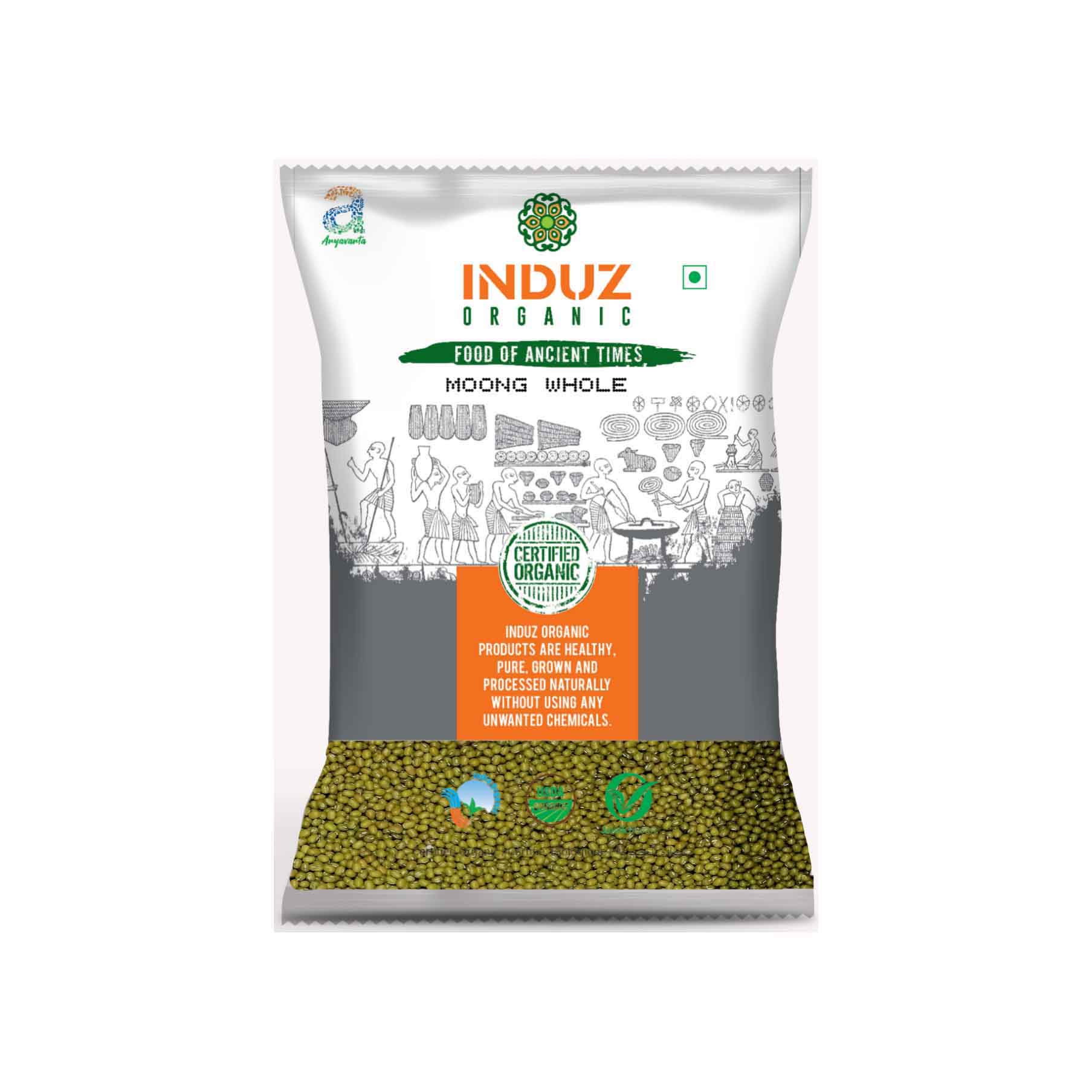 Induz Organic Moong Whole