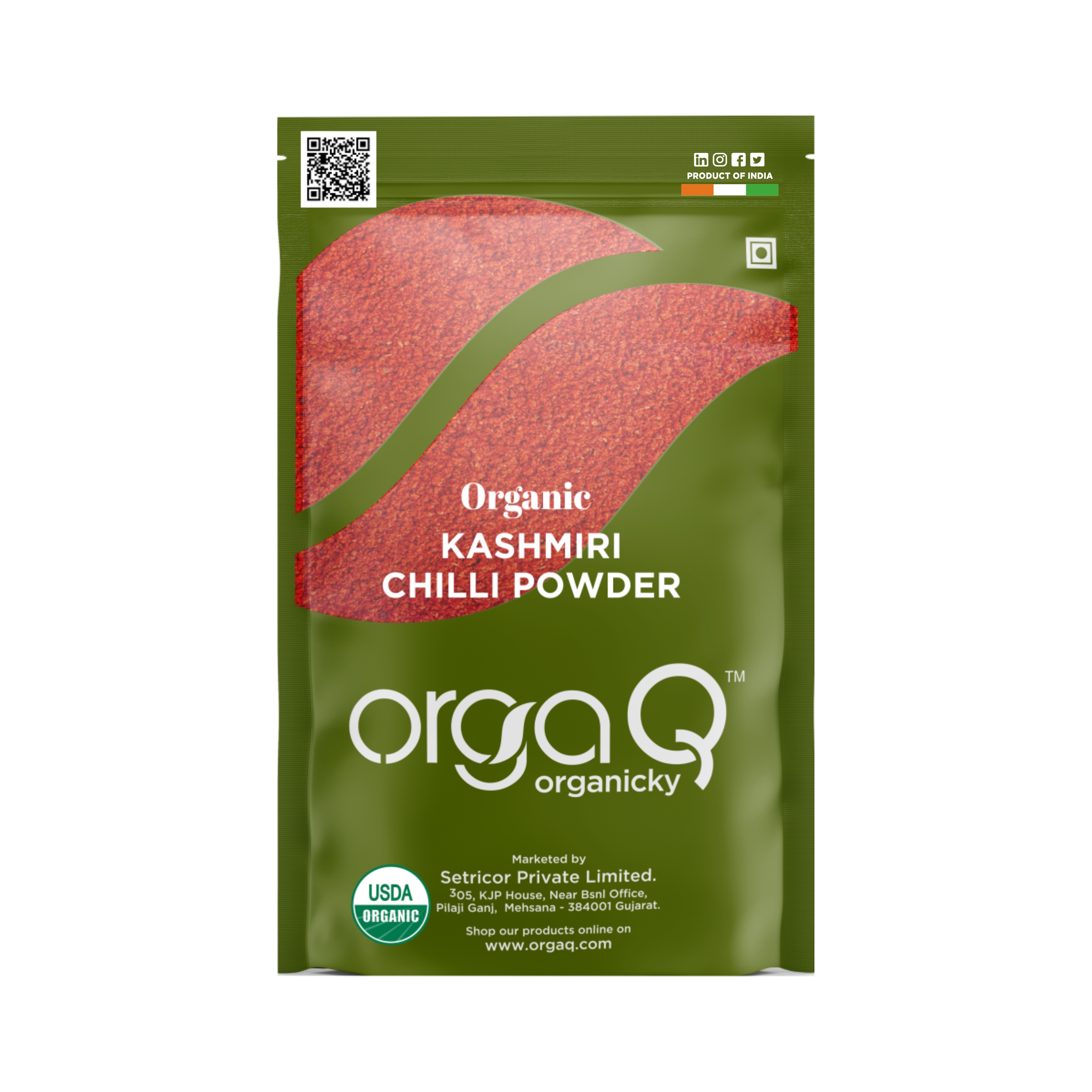 Orgaq Organic Chilli Powder Kashmiri