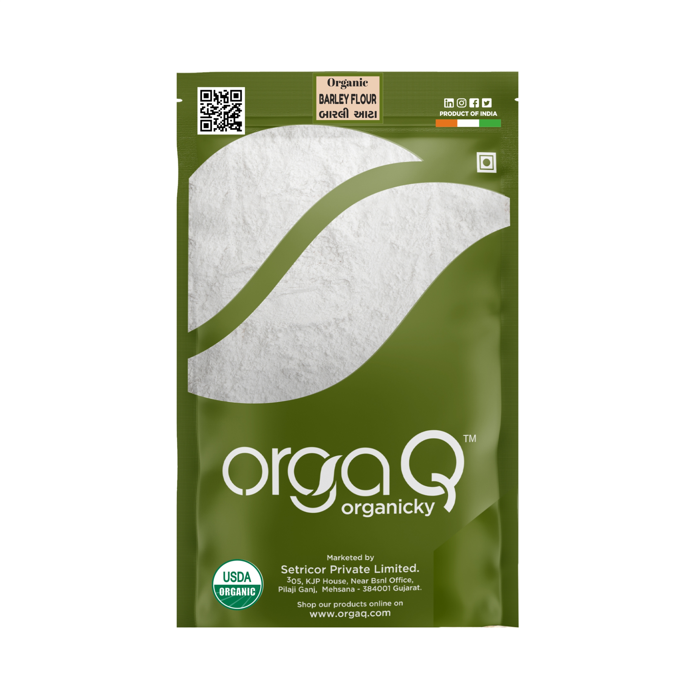 ORGAQ BARLEY ATTA