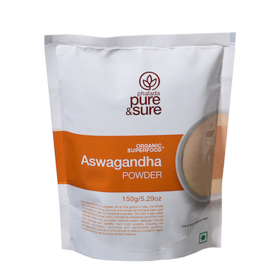 Pure & Sure ORGANIC ASHWAGANDHA POWDER