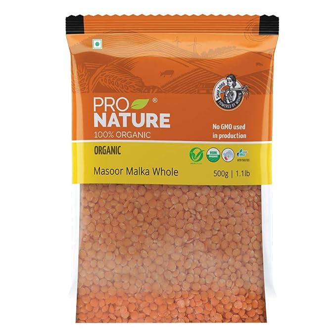 PRO NATURAL ORGANIC MASOOR MALKA WHOLE