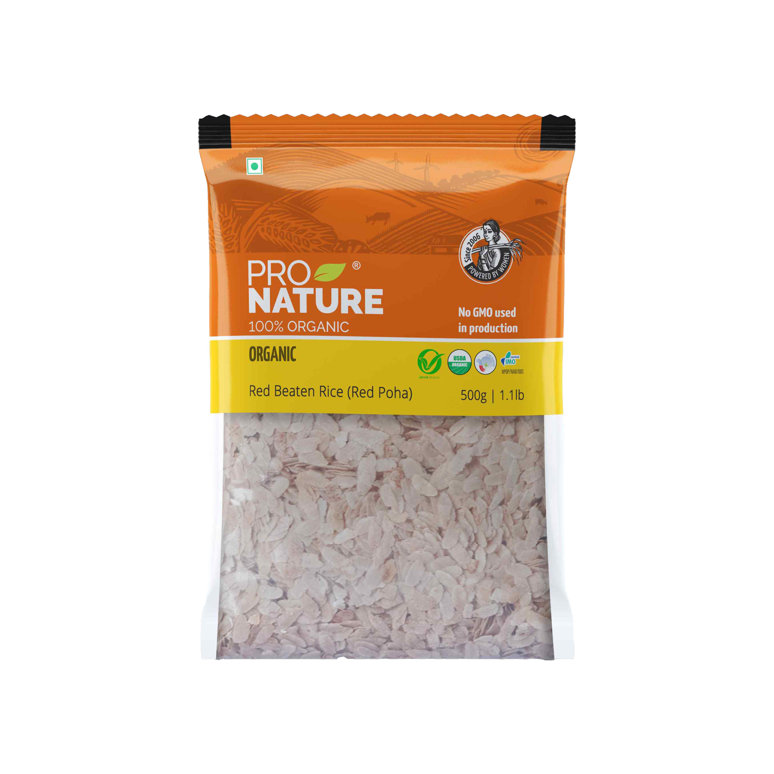 PRO NATURAL ORGANIC RED BEATEN RICE ( RED POHA)