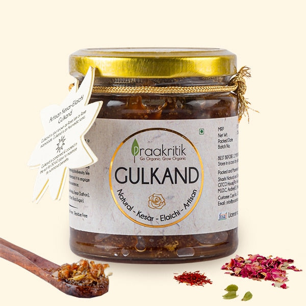 Praakritik Natural Kesar Elaichi Artisan Gulkand