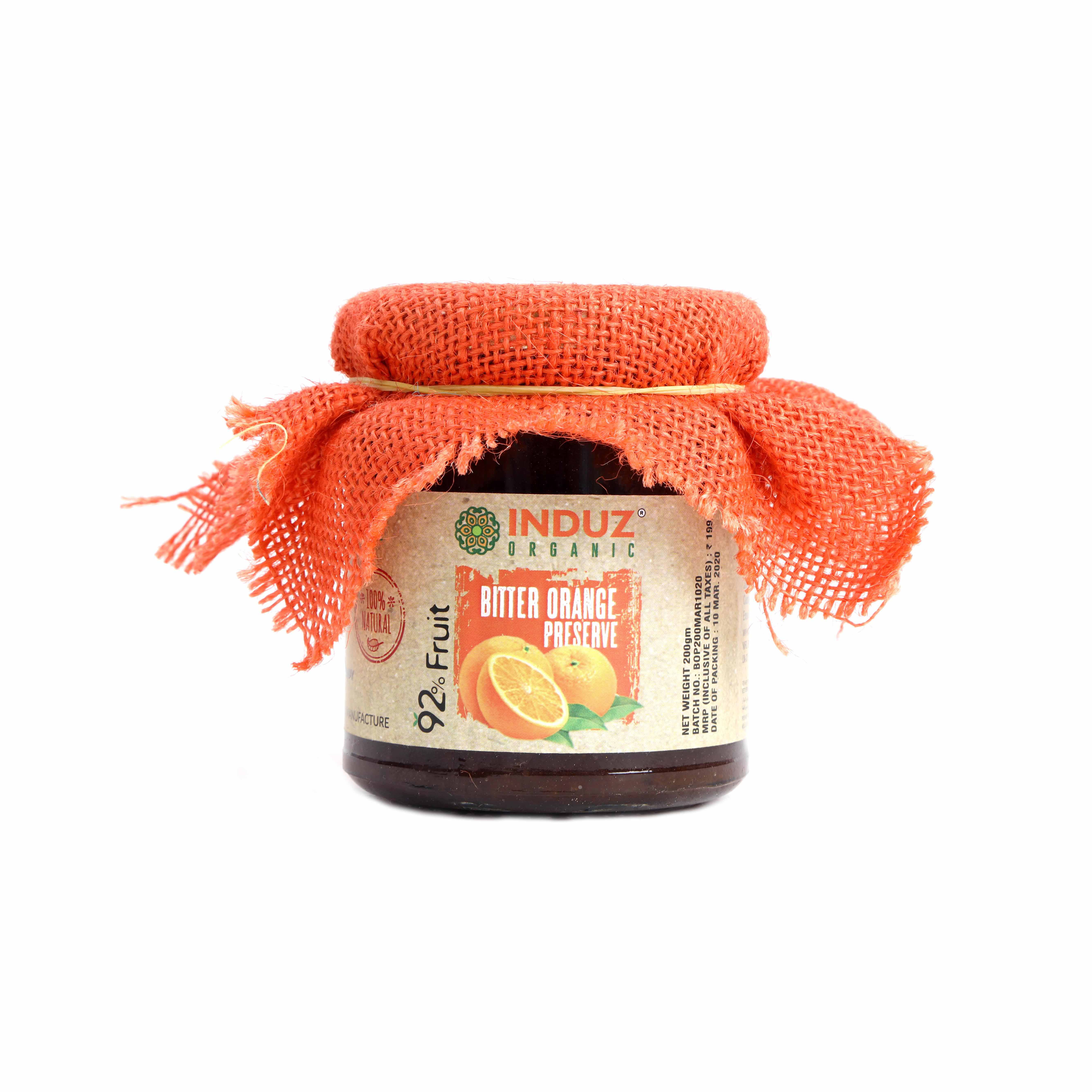 Induz Organic Bitter Orange Preserve