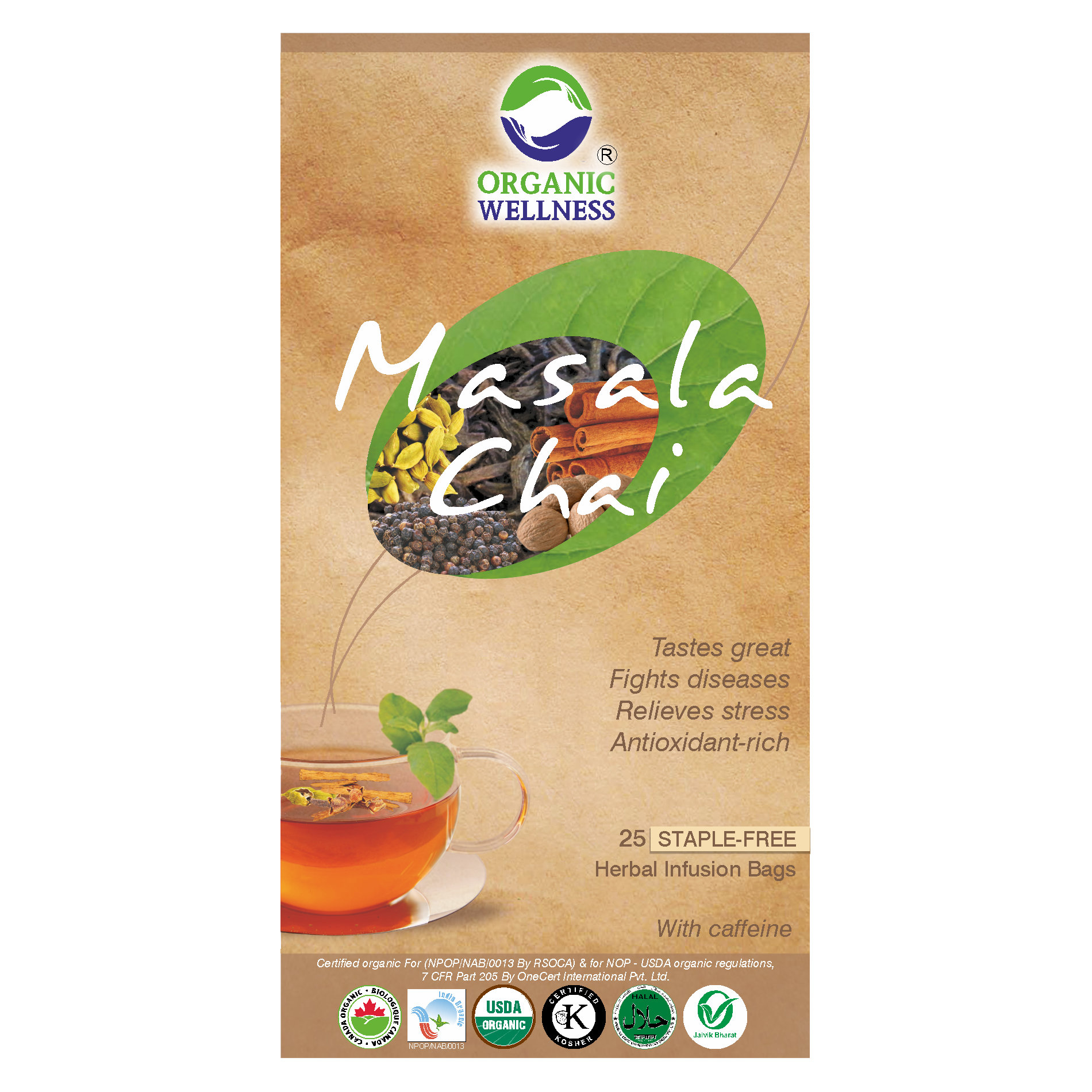OW Real Masala Chai 25 Teabags