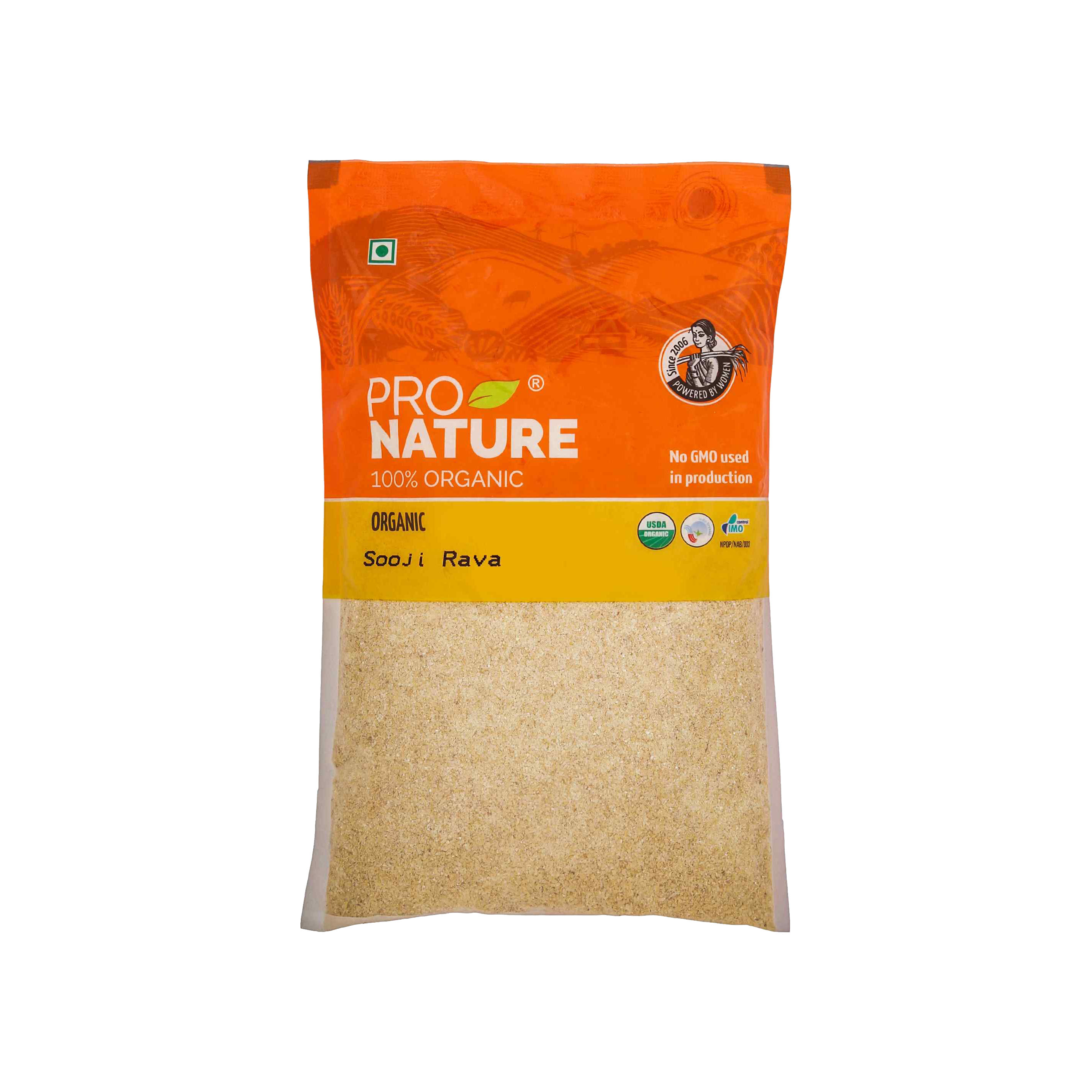 PRO NATURAL ORGANIC SOOJI/RAVA ( WHOLE WHEAT)