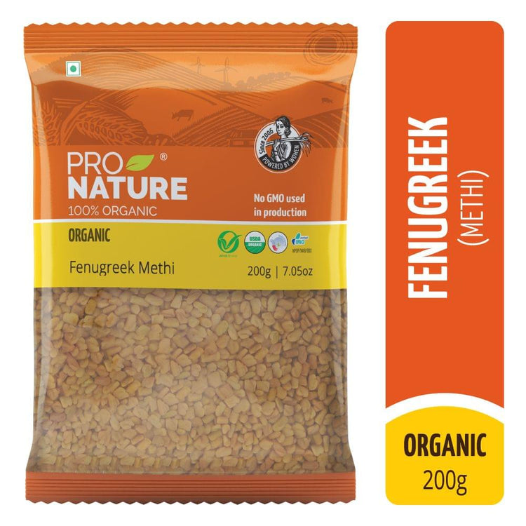 PRO NATURAL ORGANIC FENUGREEK ( METHI)