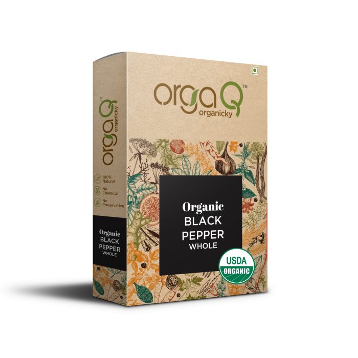 Orgaq Organic Black Pepper Whole