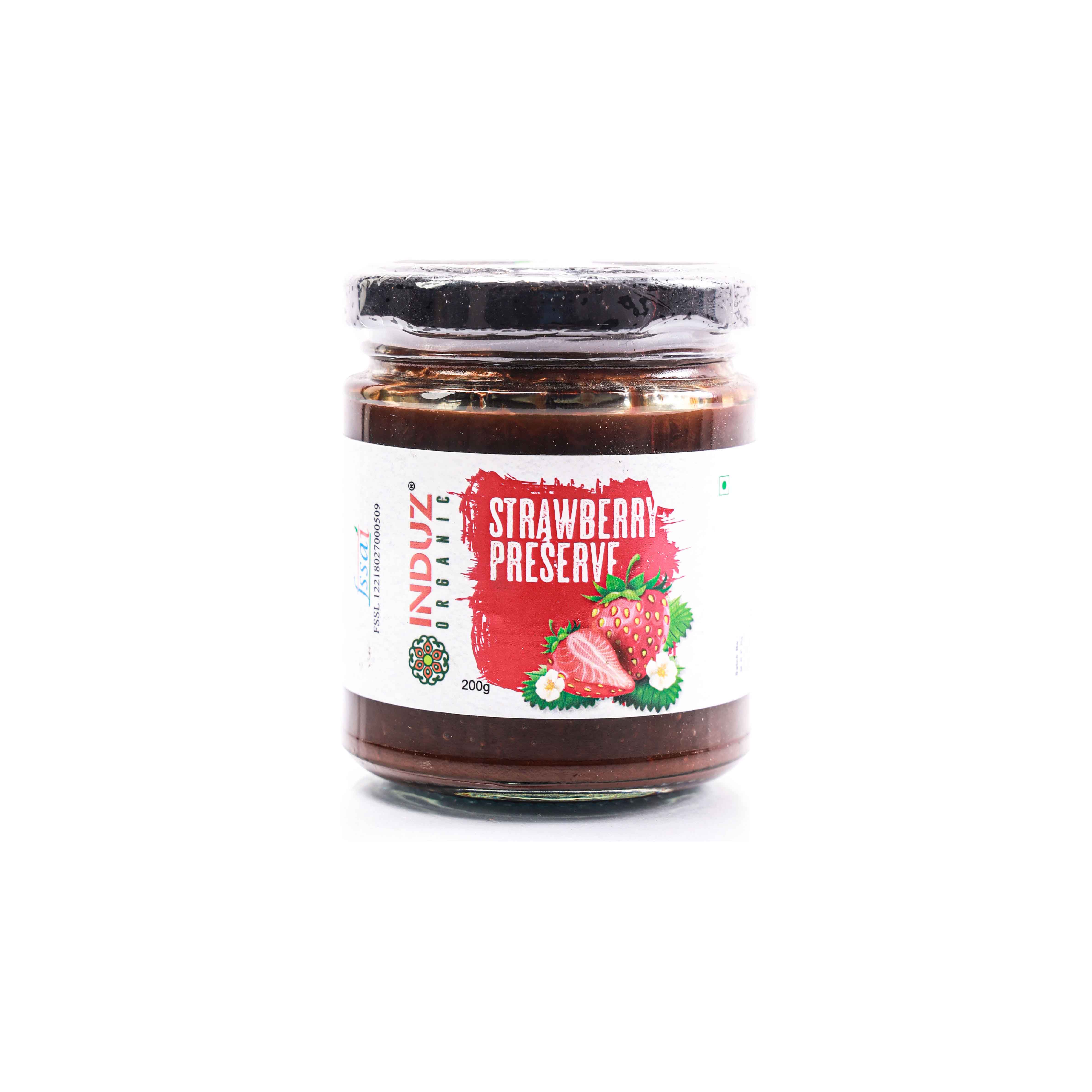 Induz Organic Strawberry Preserve
