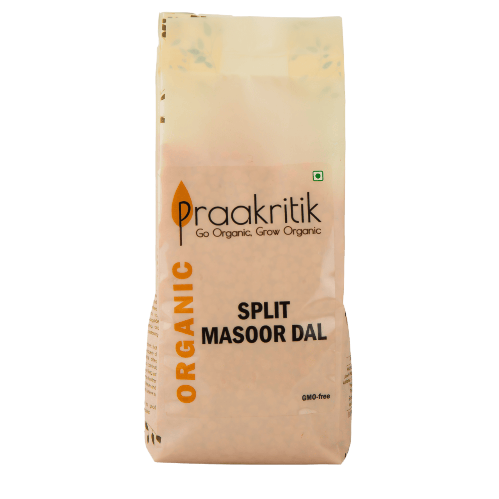 Praakritik Organics Split Masoor Dal
