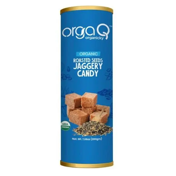 ORGAQ ORGANIC ROASTED SEEDS JAGGERY CANDY