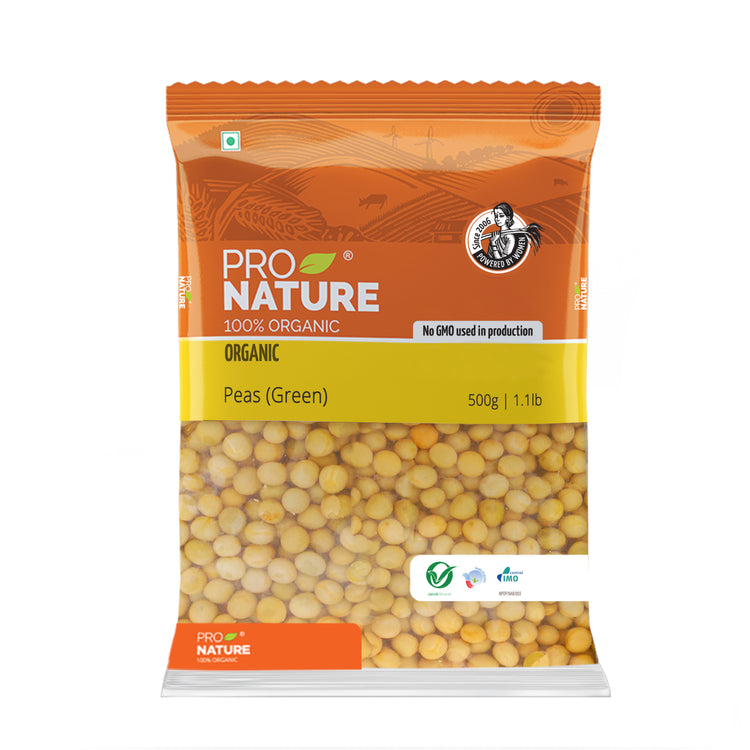 PRO NATURAL ORGANIC PEAS ( GREEN)