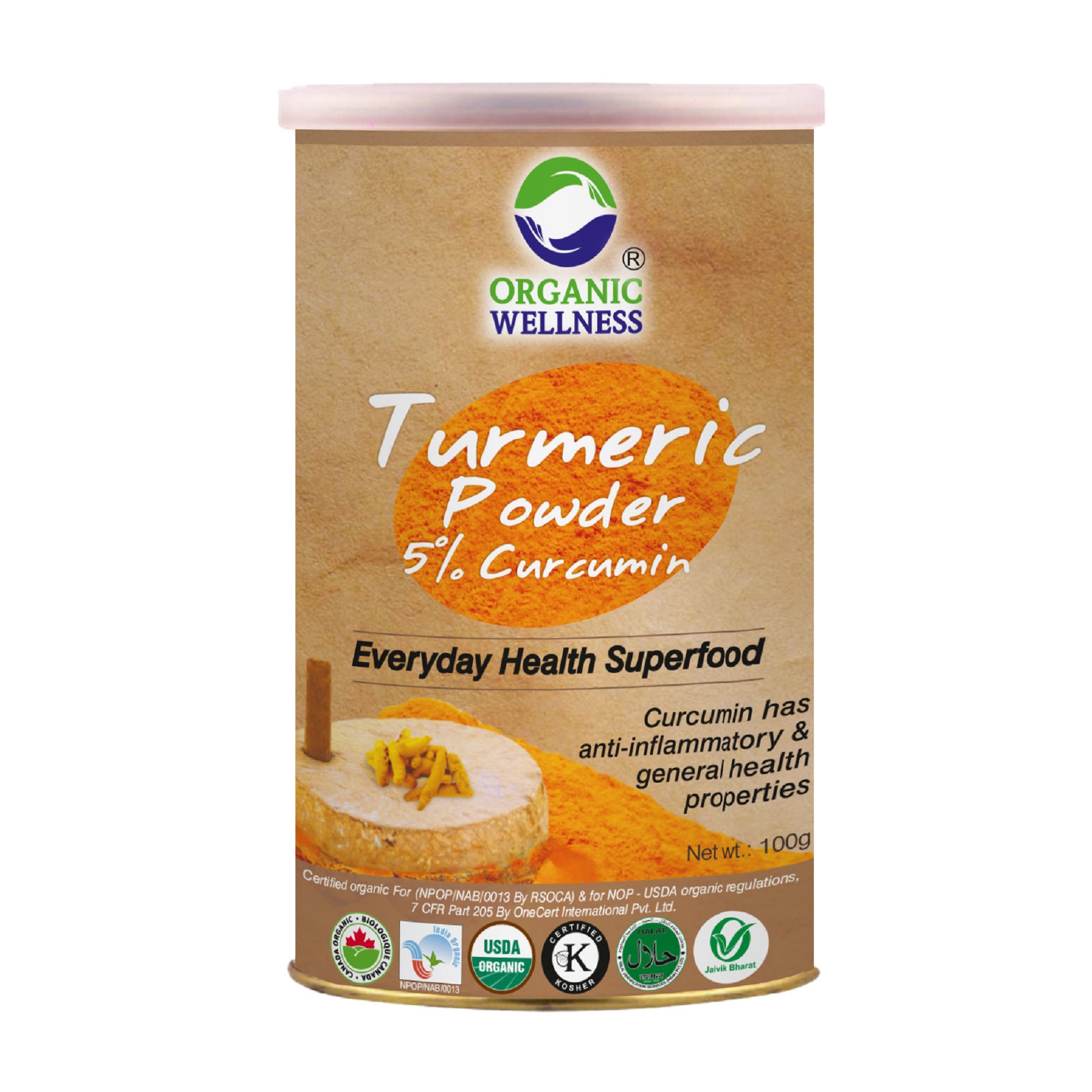 OW ' Zeal Turmeric Powder -5 % Curcuma