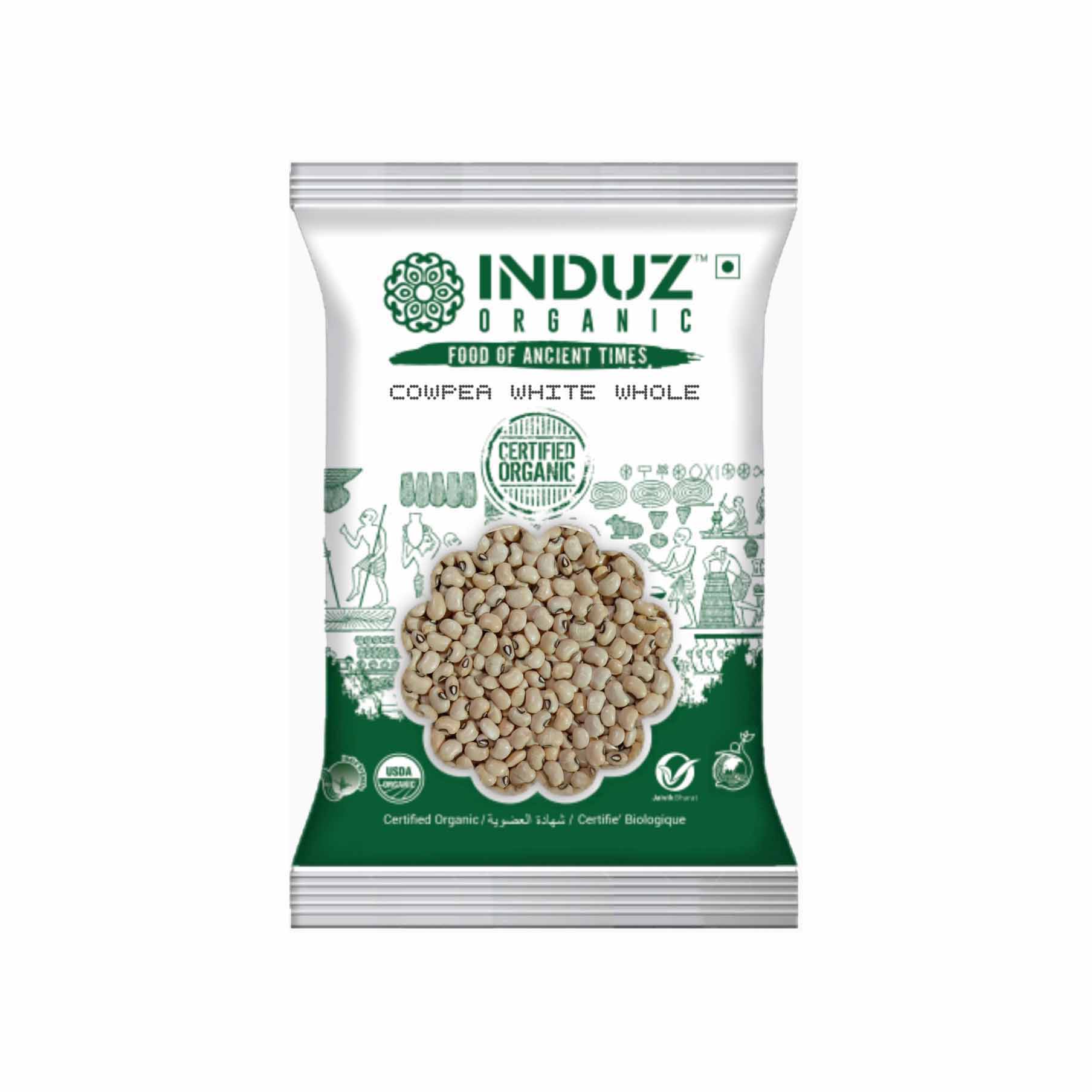Induz Organic Cowpea White Whole