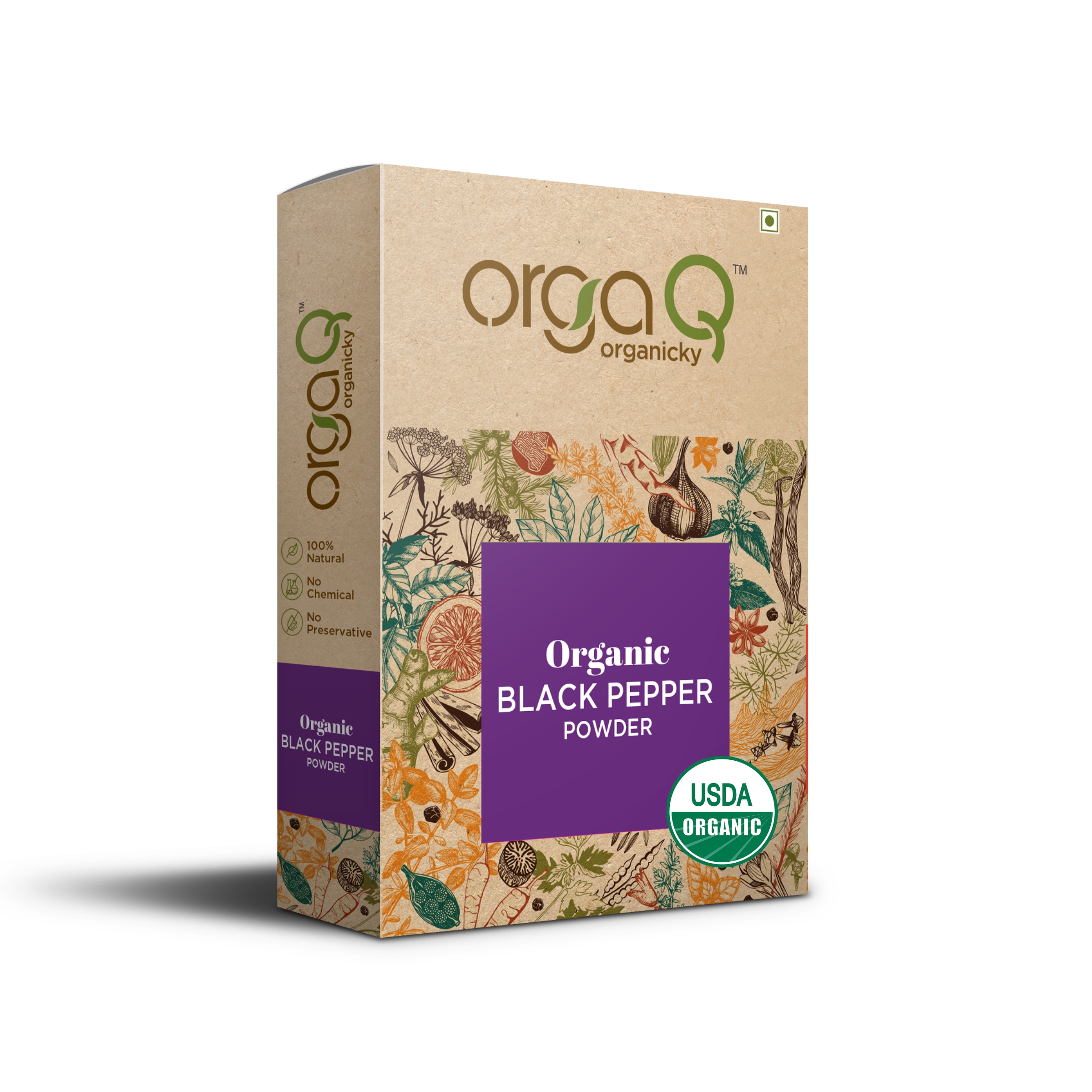 Orgaq Organic Black Pepper Powder