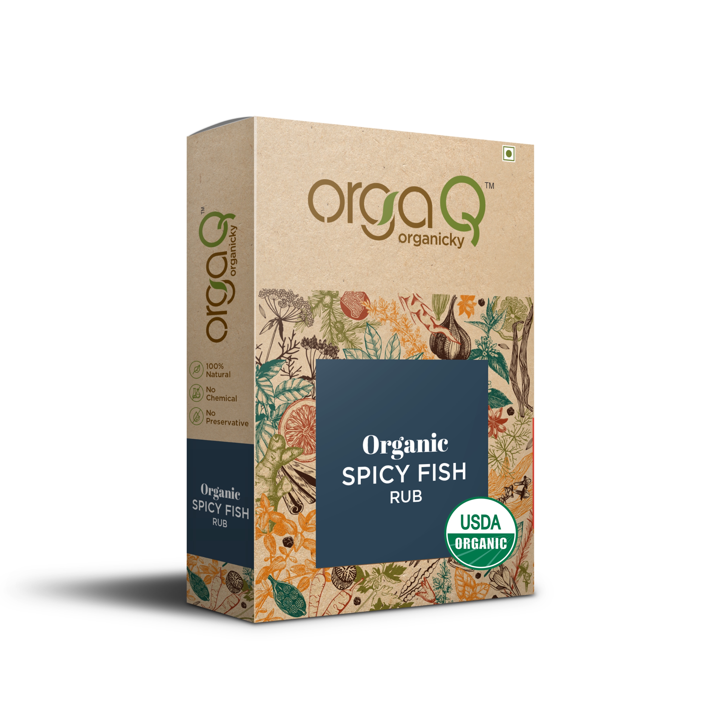 Orgaq Organic Spicy Fish Rub
