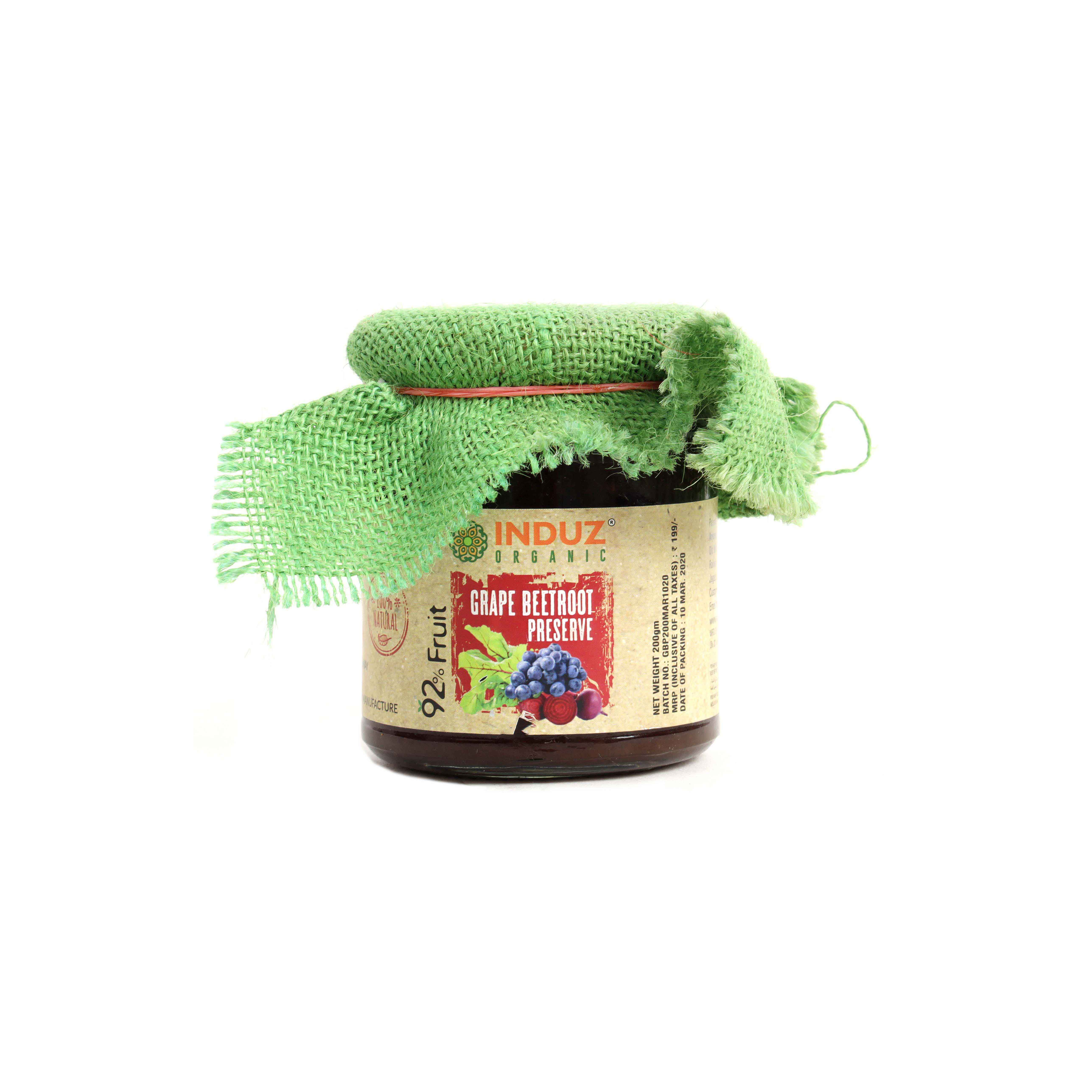 Induz Organic Grape Beetroot Preserve