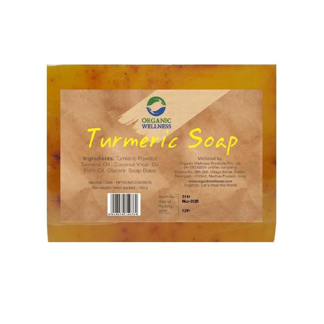 OW Turmeric Soap 100gm