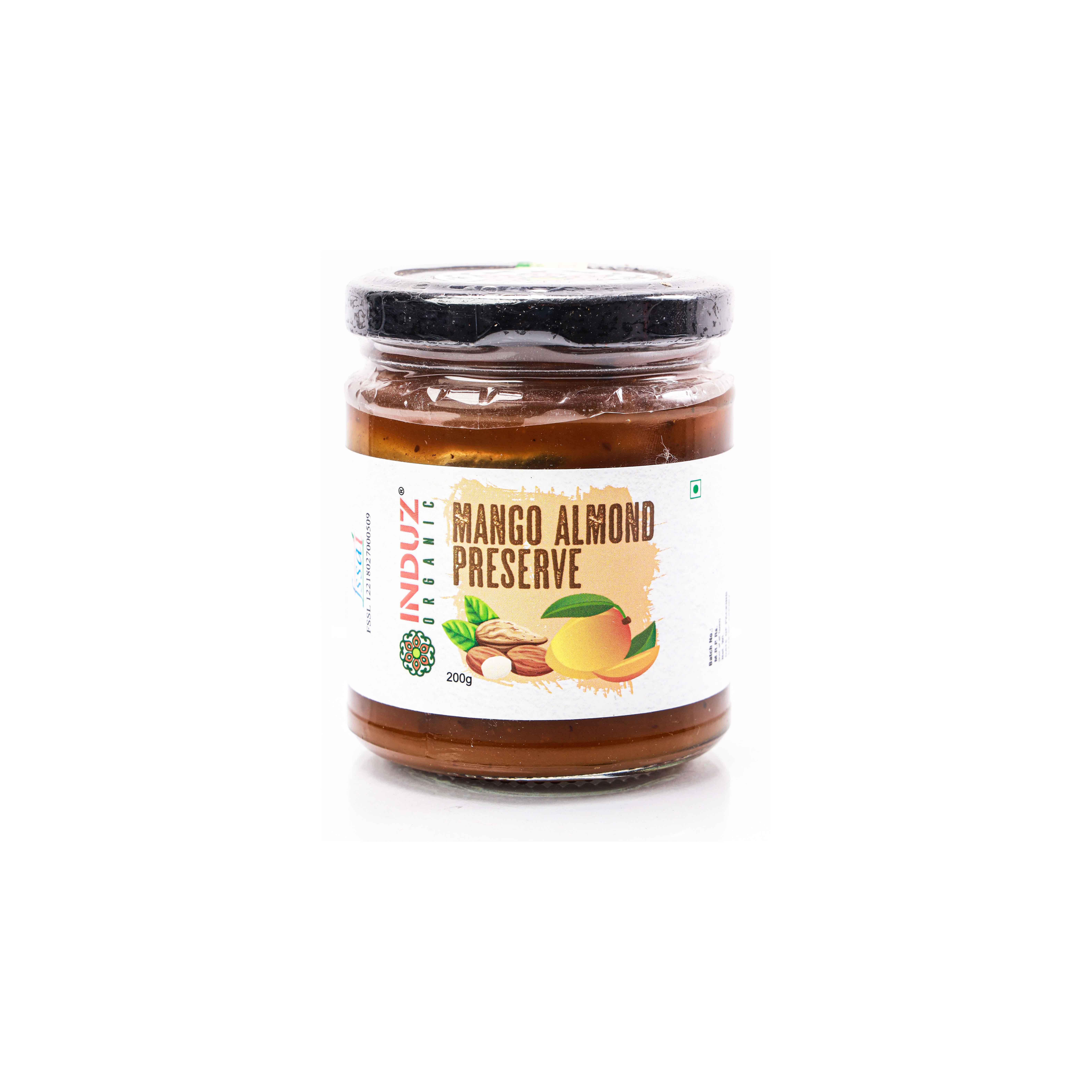 Induz Organic Mango Almond Preserve