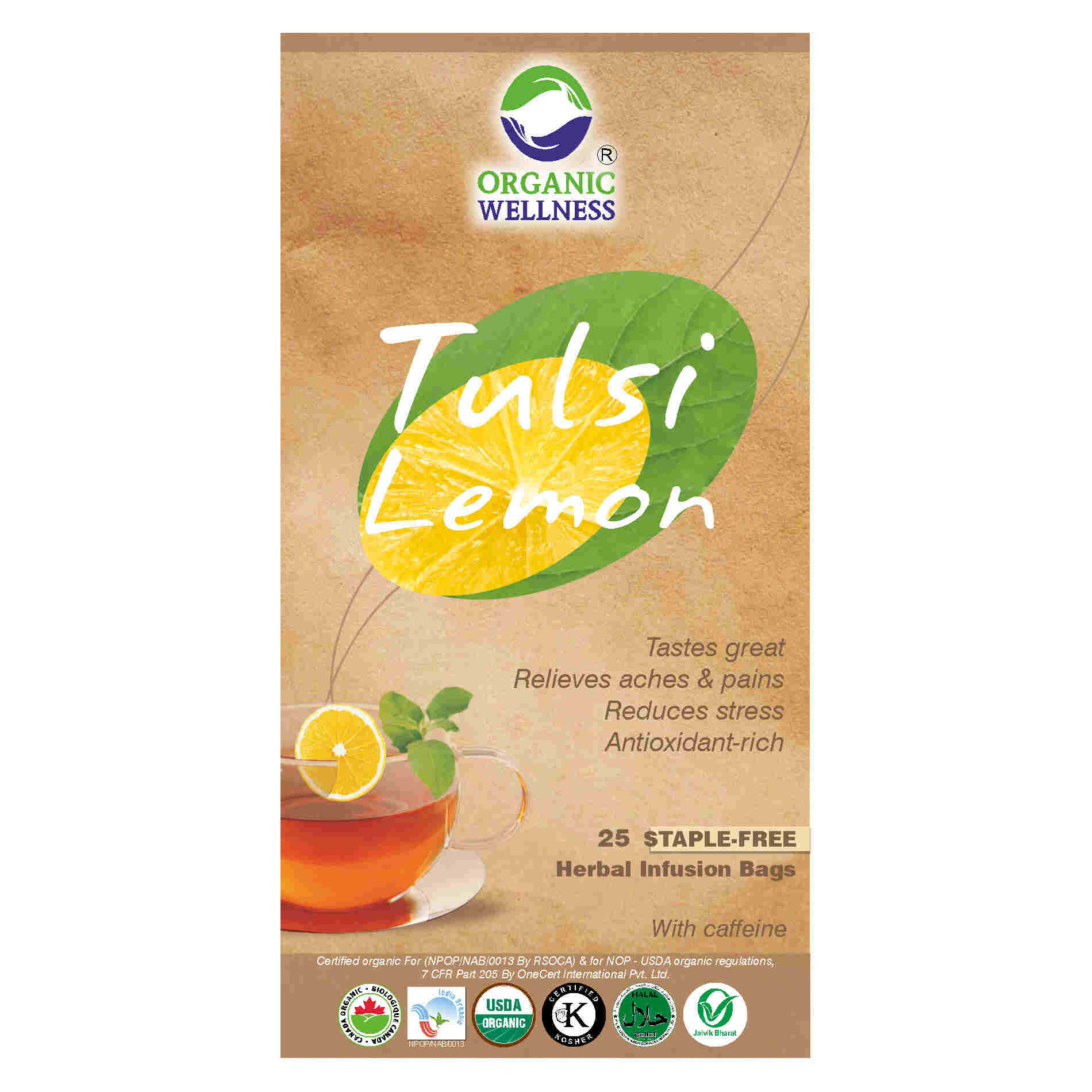 OW Real Tulsi Lemon 25 Teabags