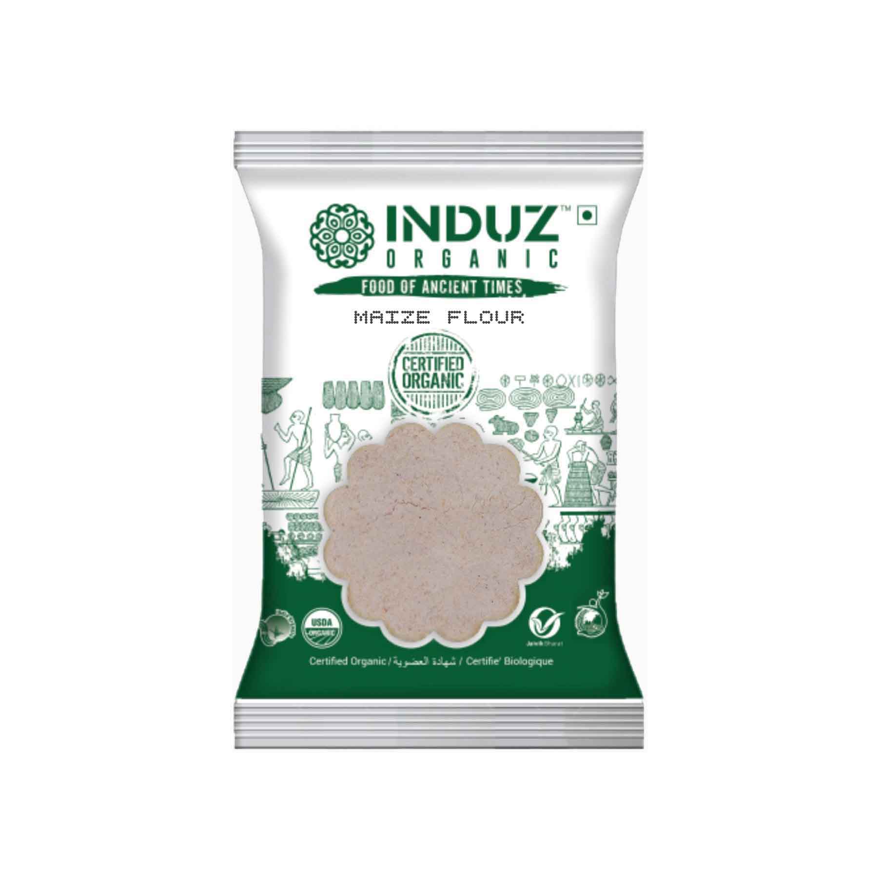 Induz Organic Maize Flour (VACCUM PACK)