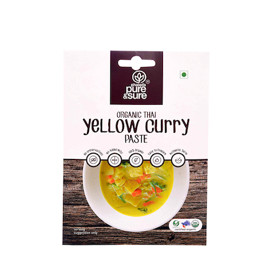 Pure & Sure ORGANIC YELLOW CURRY PASTE
