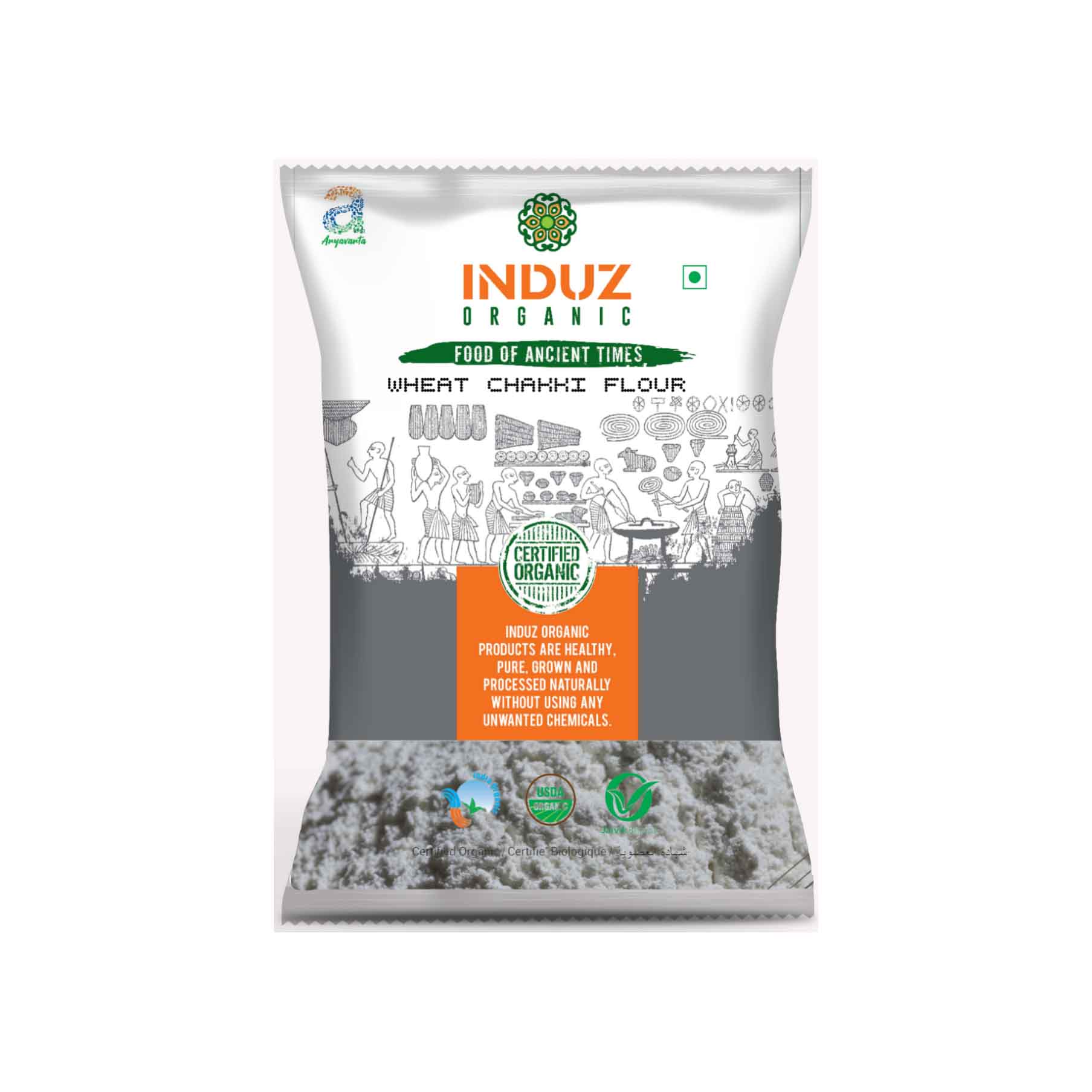 Induz Organic Wheat Chakki Flour