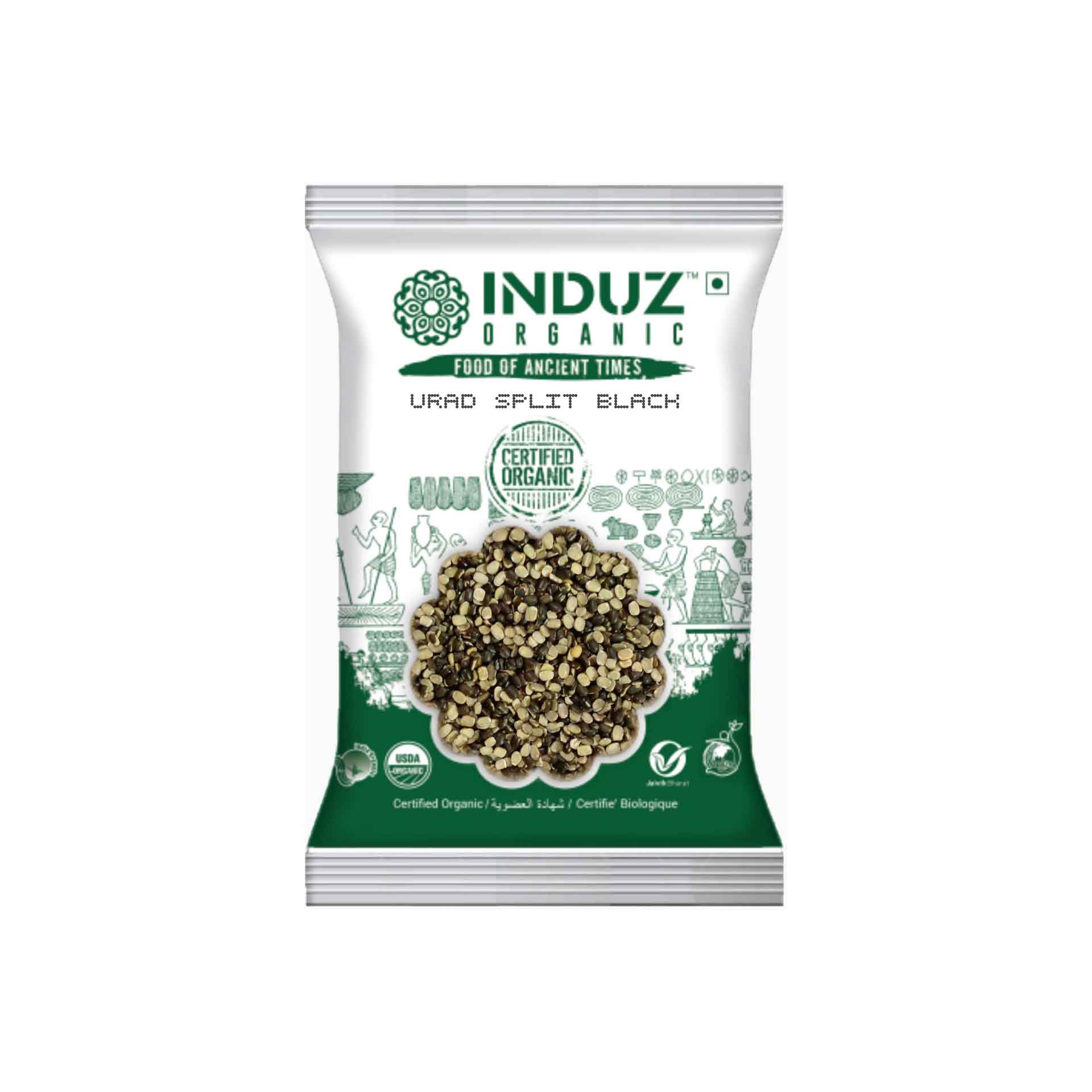 Induz Organic Urad Split Black