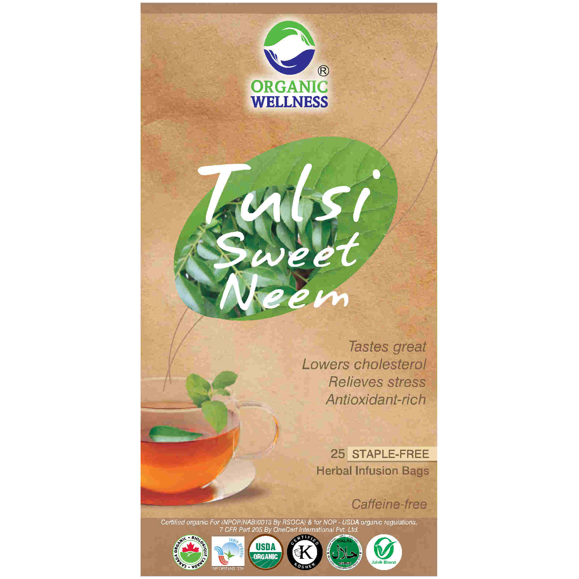 OW Real Tulsi Sweet Neem 25 Teabags