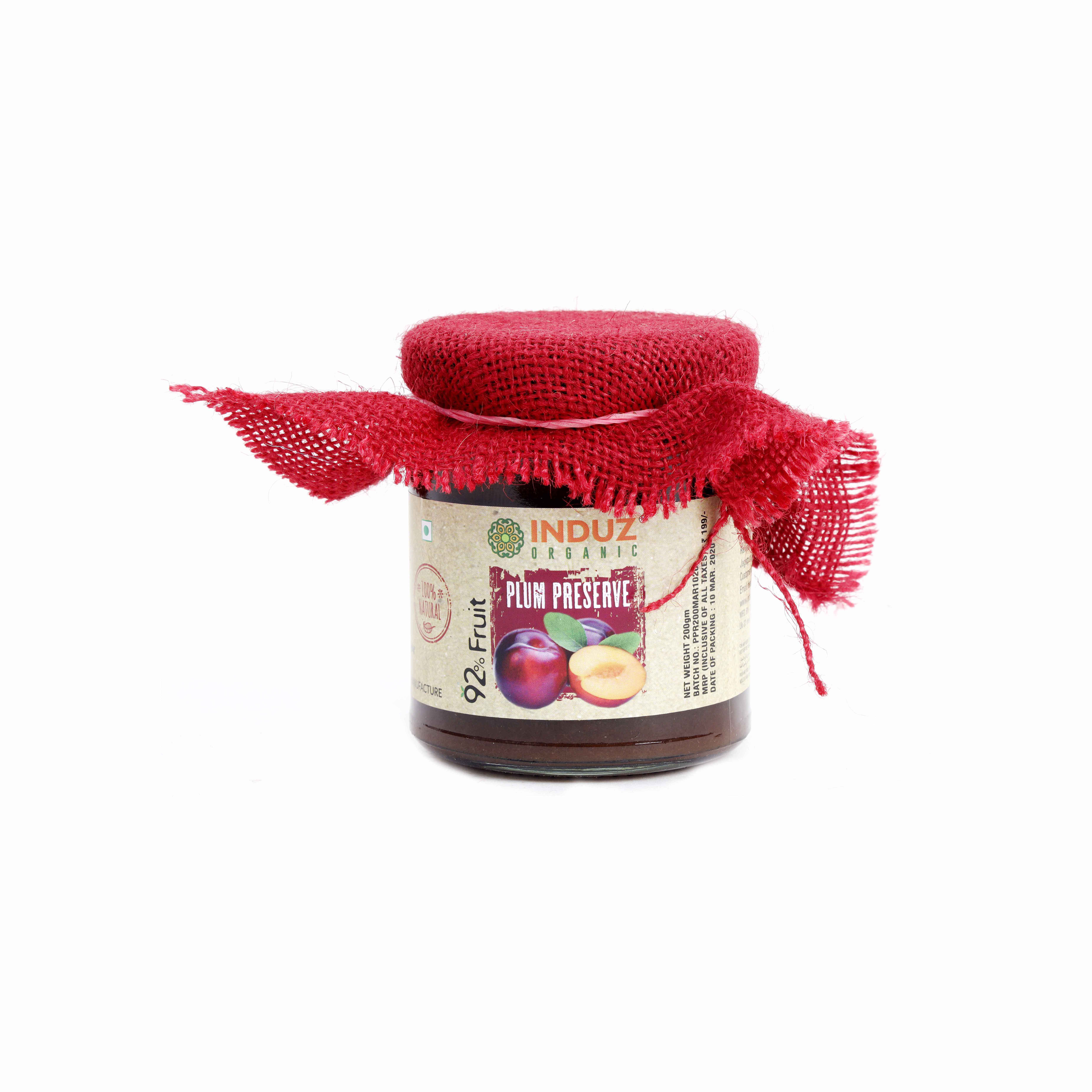 Induz Organic Plum Preserve