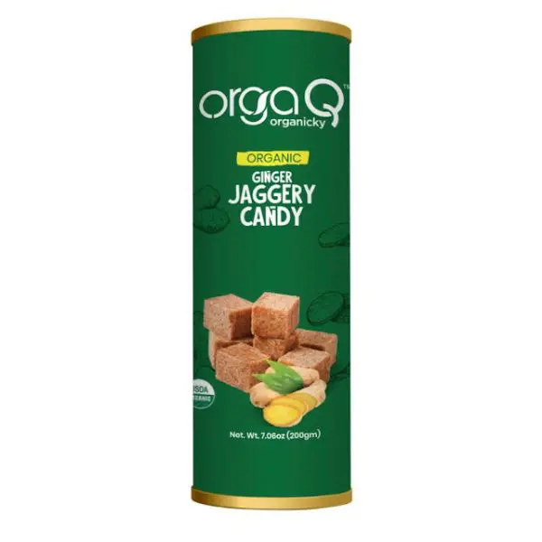 Orgaq Organic Ginger Jaggery Candy