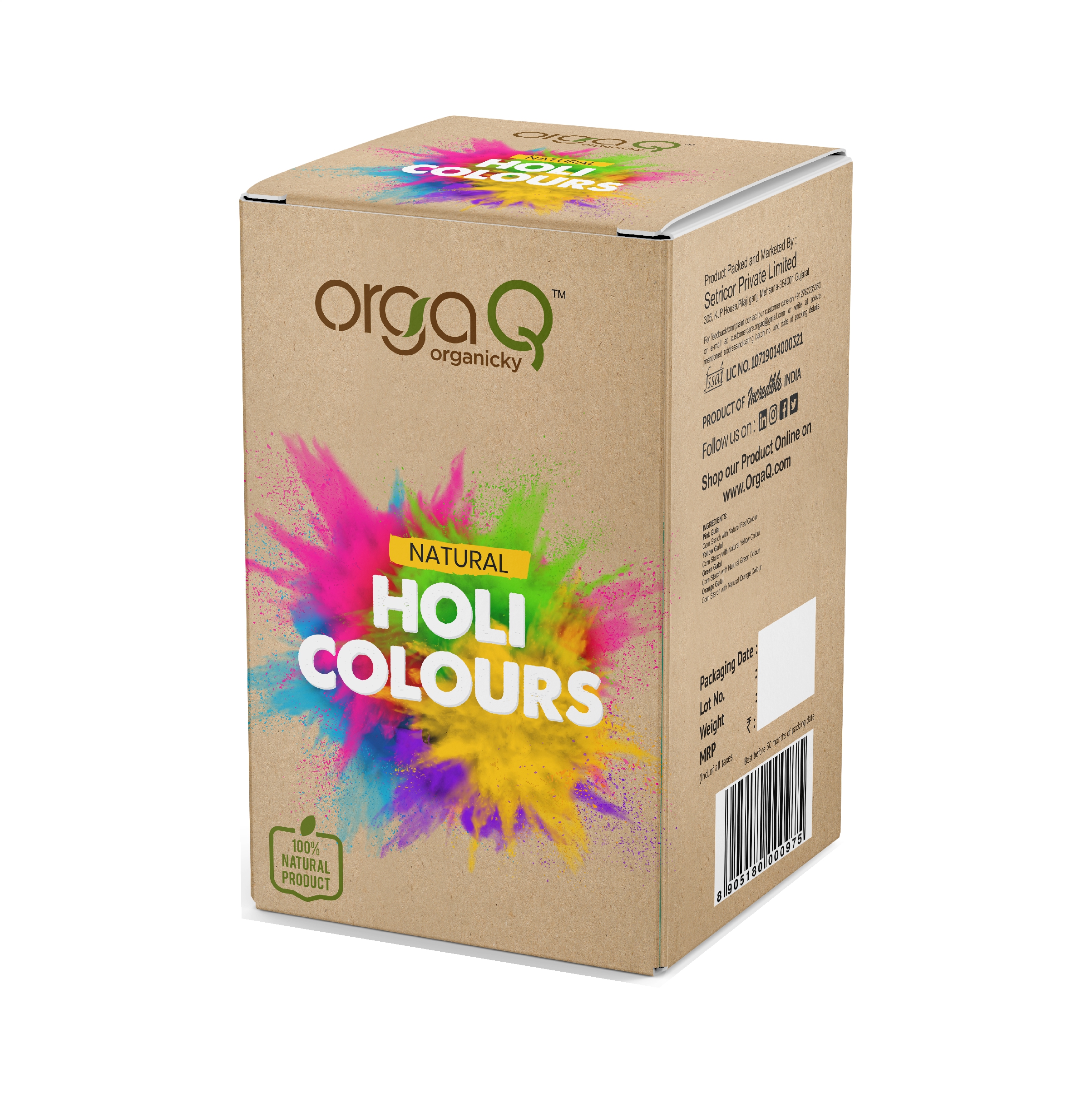 ORGAQ HOLI COLOR