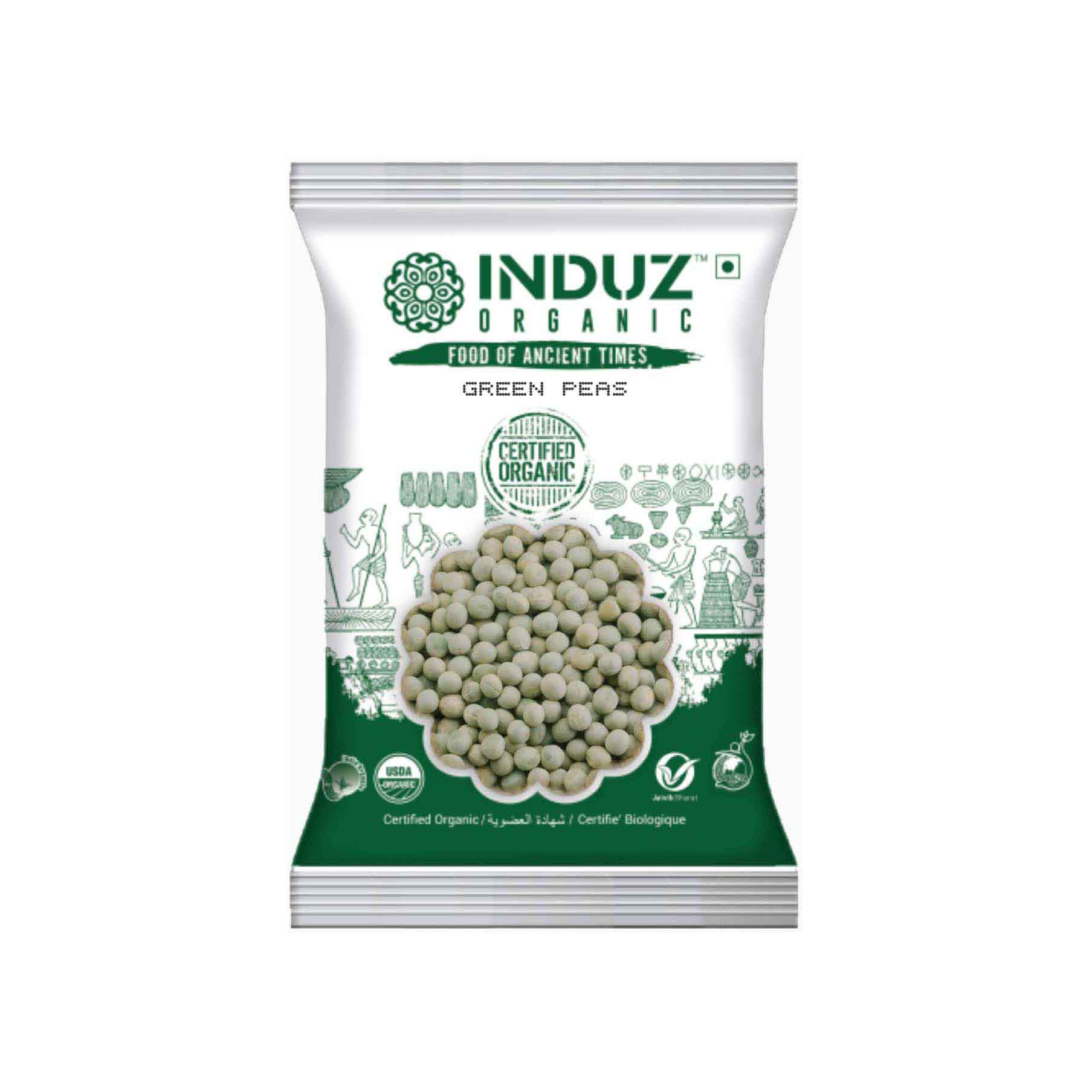 Induz Organic Green Peas