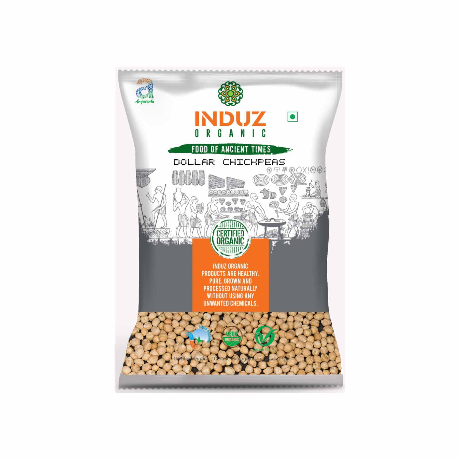 Induz Organic Dollar Chickpeas