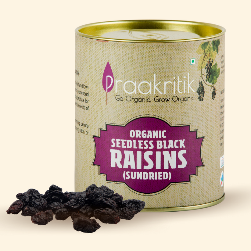 Praakritik Organic Black Raisins