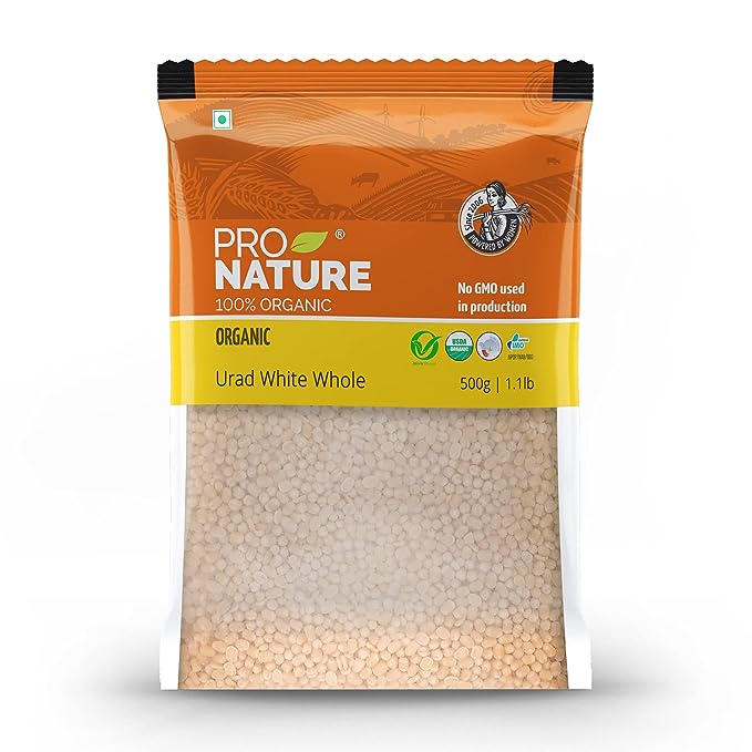 PRO NATURAL ORGANIC URAD WHITE (WHOLE)