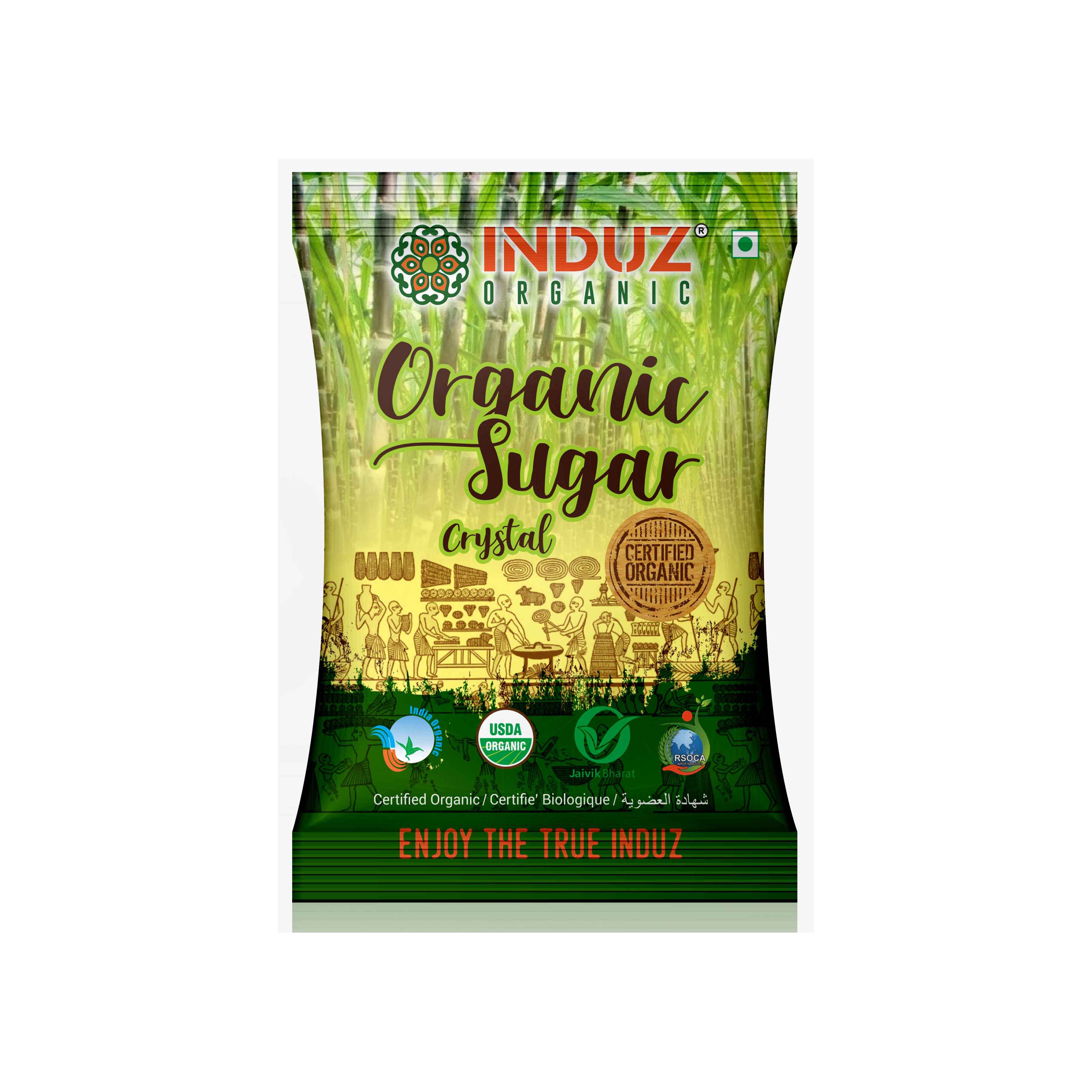 Induz Organic Sugar White Crystal