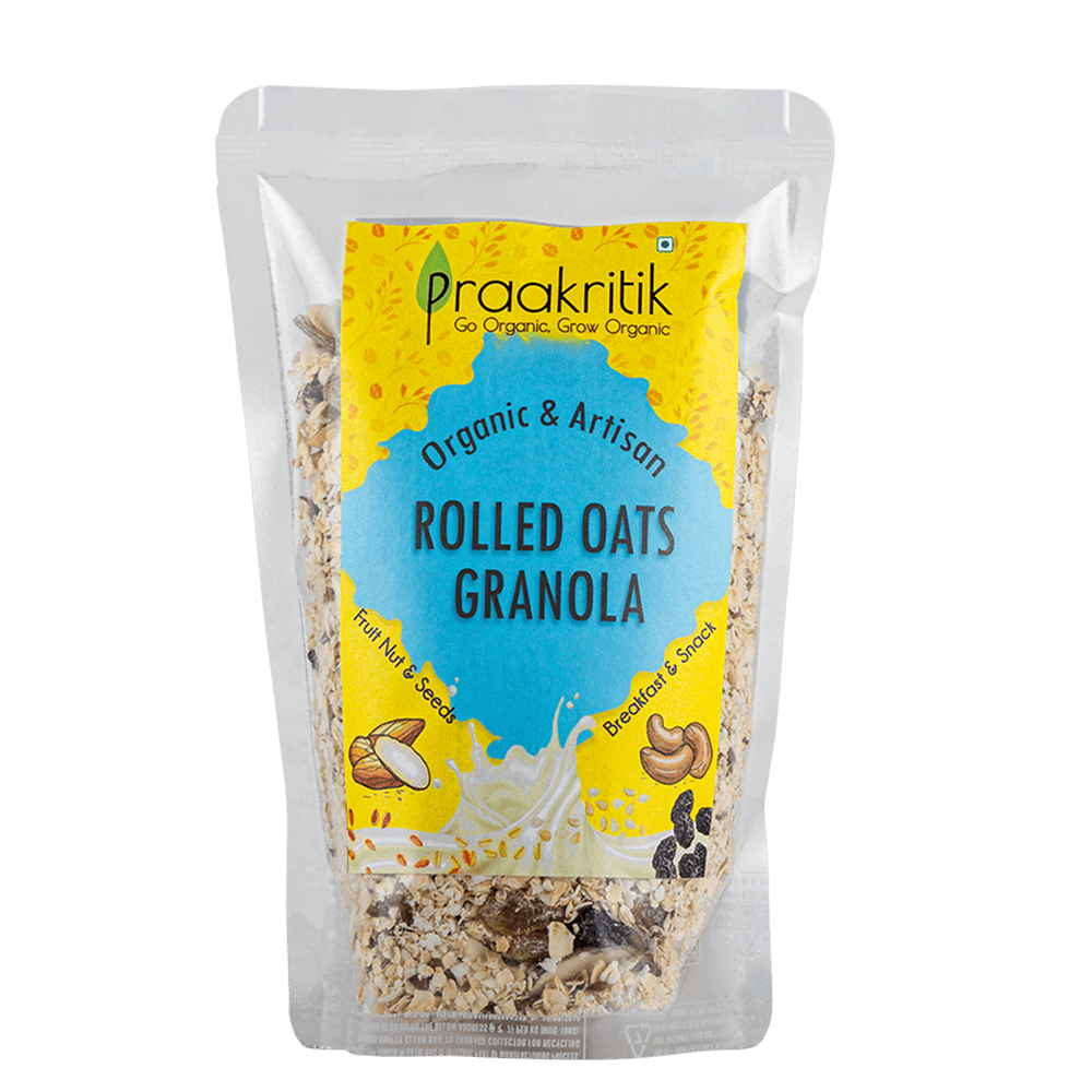 Prakritik Organic Rolled Oats Granola